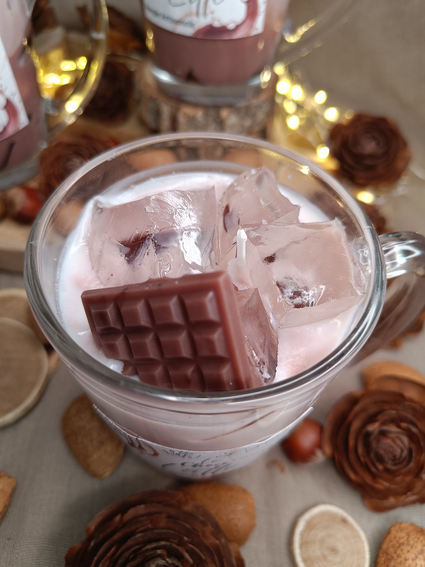 🕯️ Bougie Tasse ☕🍫 " Choco'Latte" 🍫☕