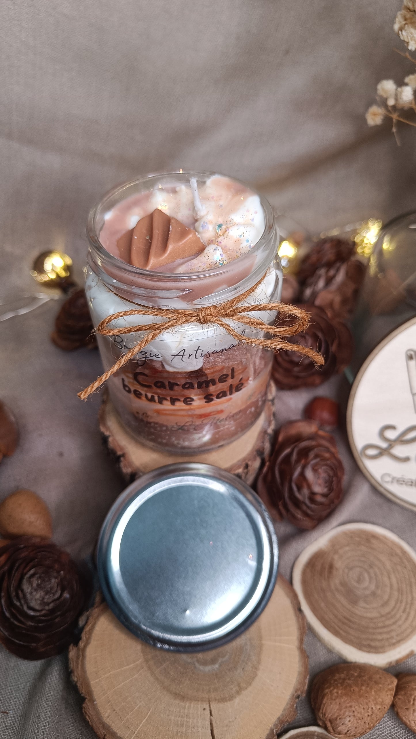 🕯️ Bougie parfumée ✨ 🥮 Caramel Beurre Salé 🥮
