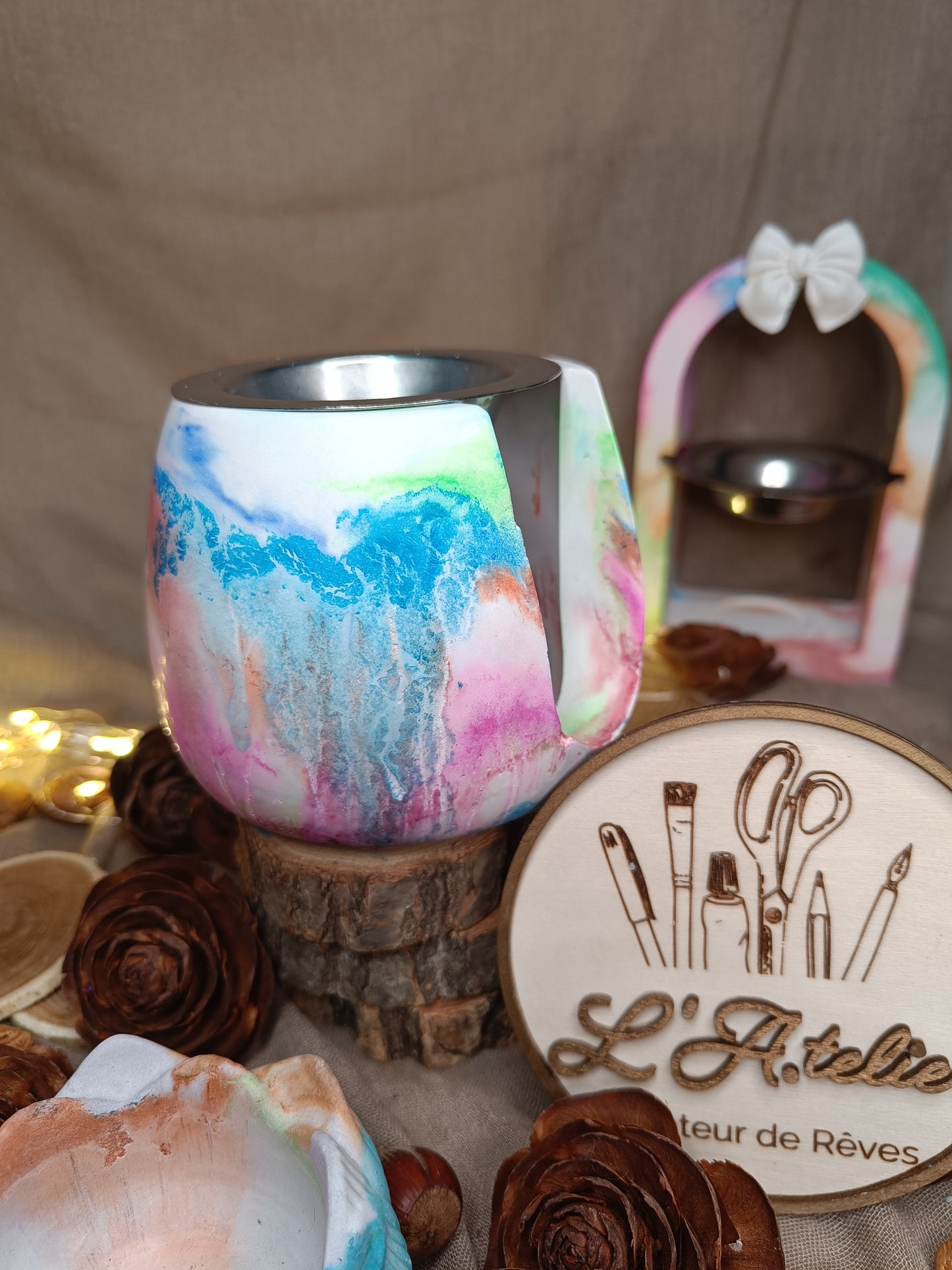 Brûle parfum 🌈 Pop Of Colors 🌈 simple