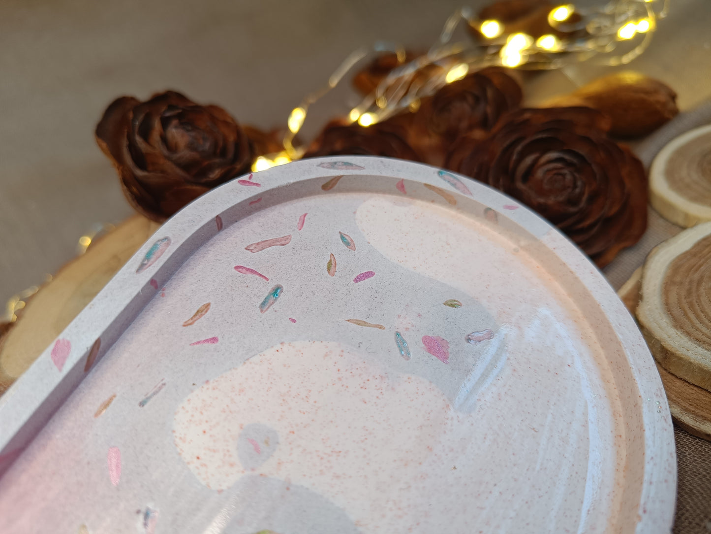 Plateau 🍩"Donuts Glacé"🍩 Mauve 💜