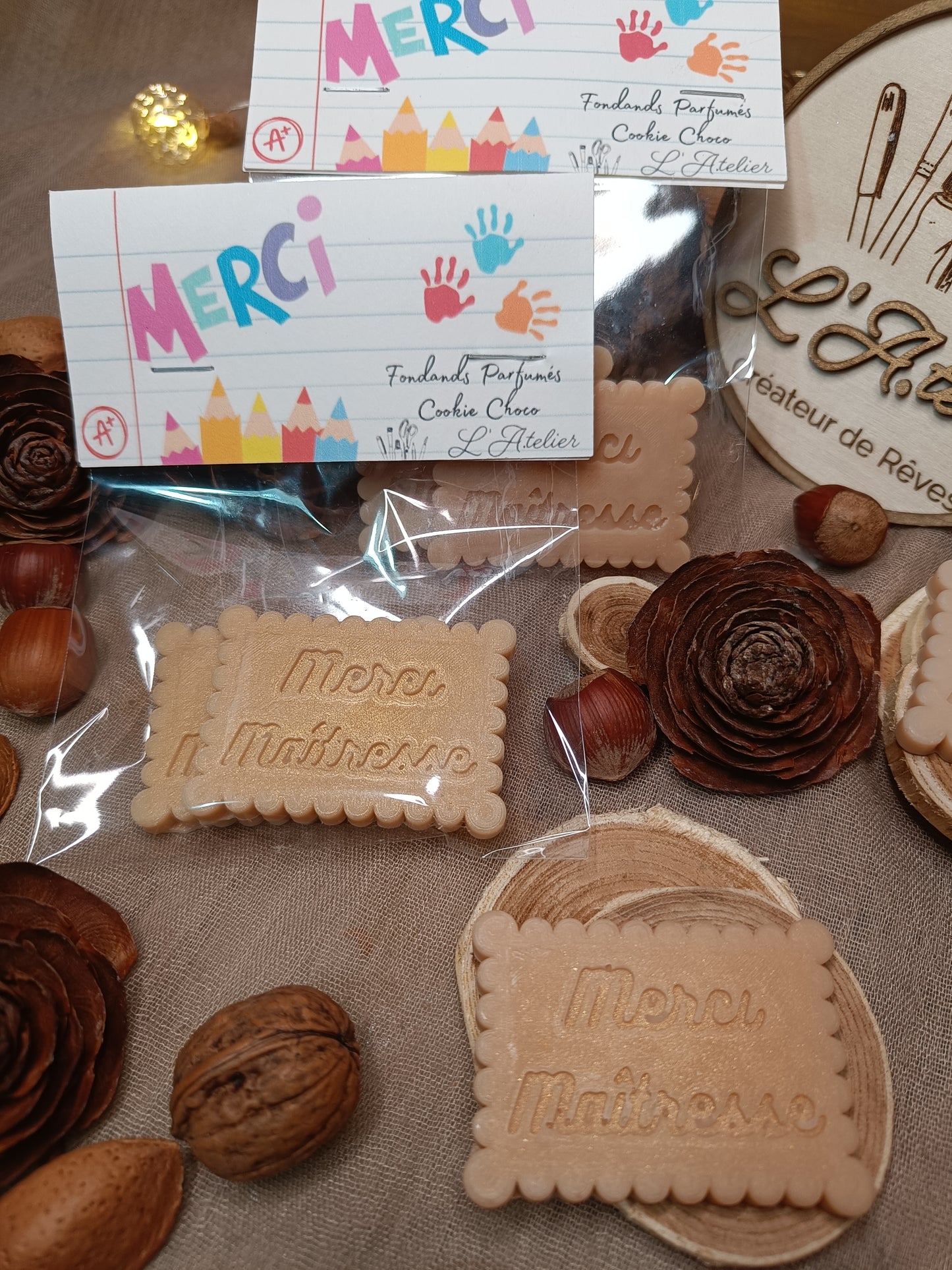 Fondants parfumés 🏫"Merci Maîtresse"🍎