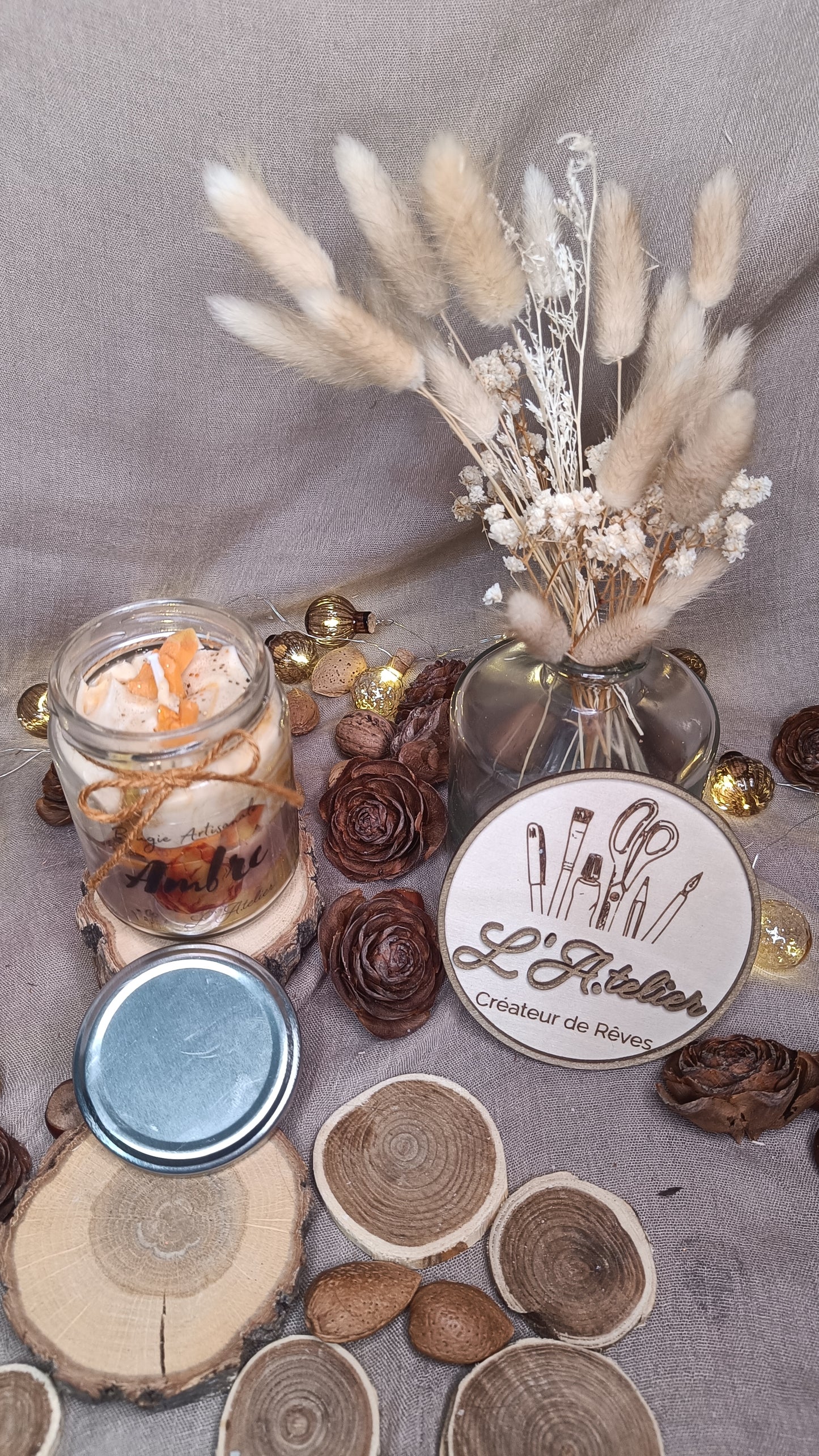 🕯️ Bougie parfumée 🍂 Ambre 🍂