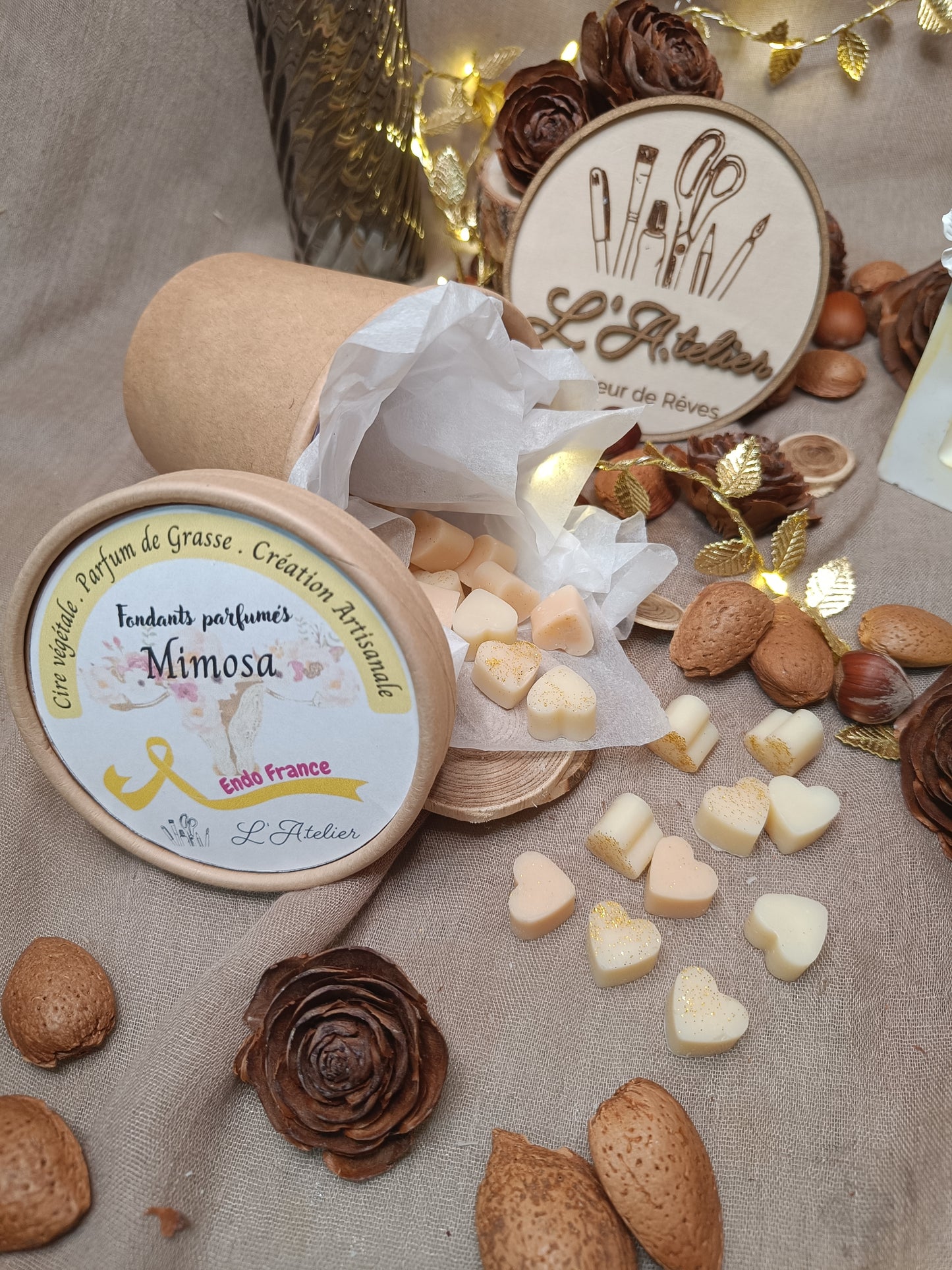 💪🏻 Pot Fondants de l'Espoir 🎗️ Endométriose 🎗️ Mimosa