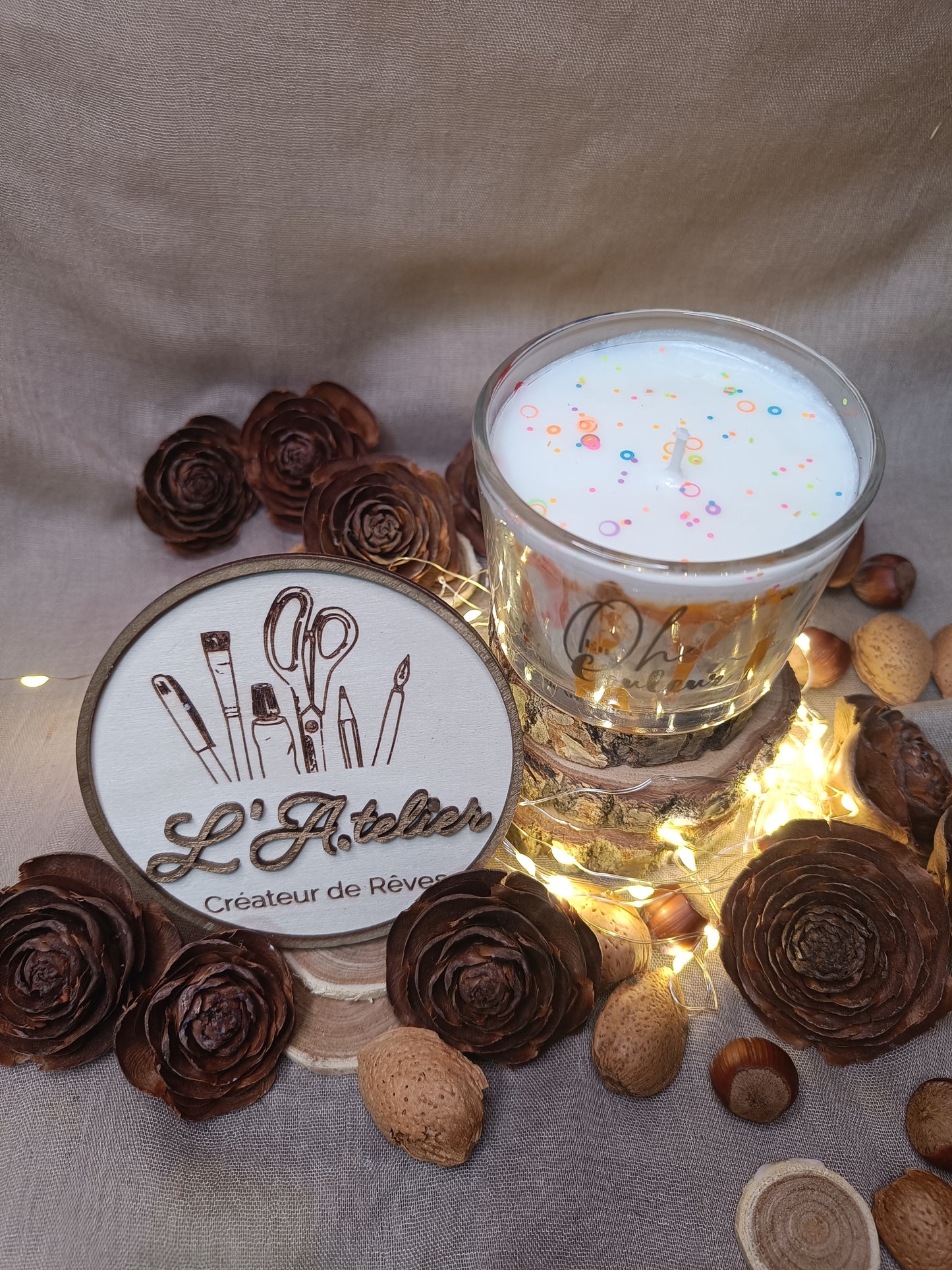 🕯️Bougie 🌈"Oh en couleur!"🌈