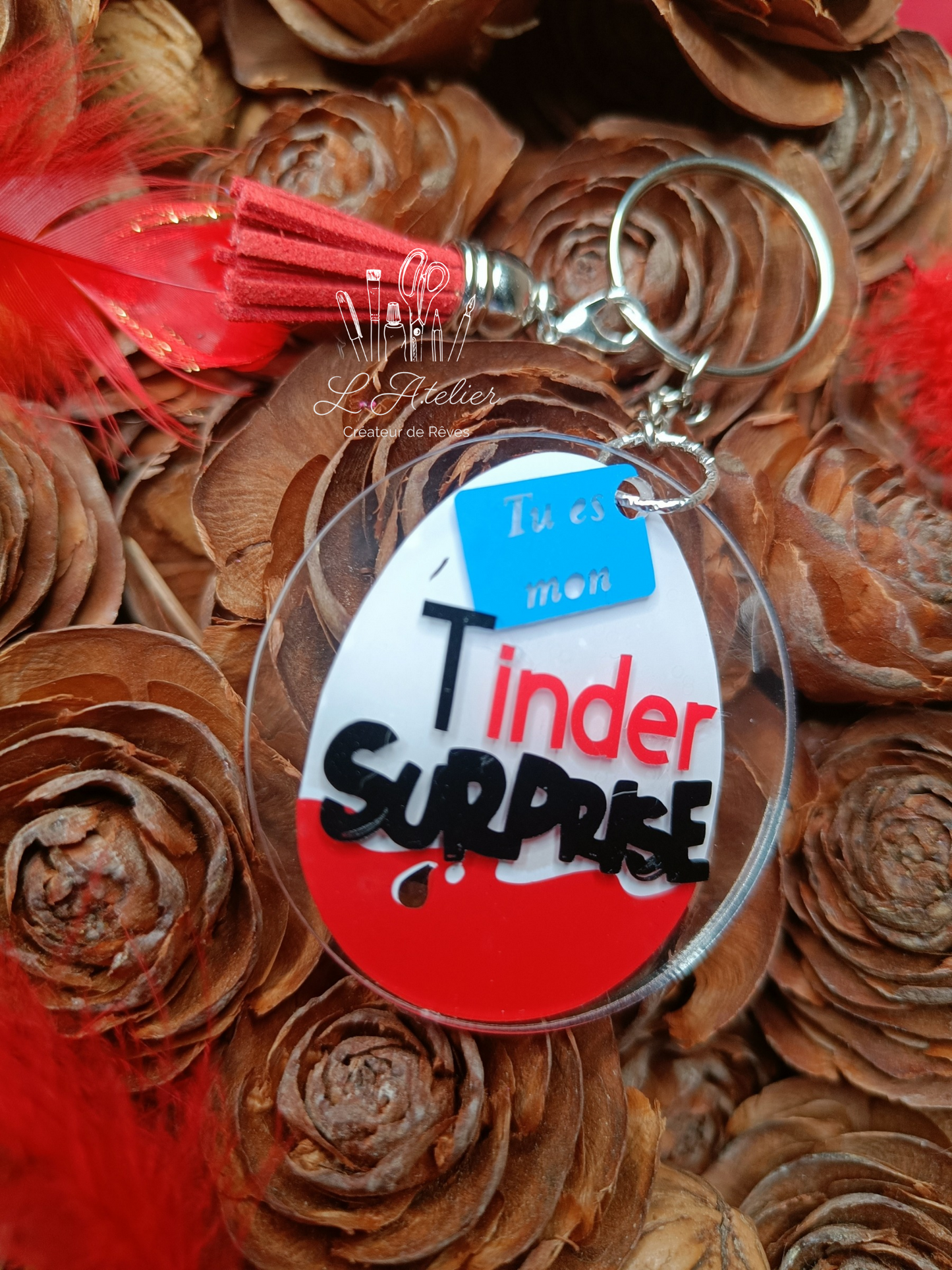 Porte clefs "Tinder Surprise"