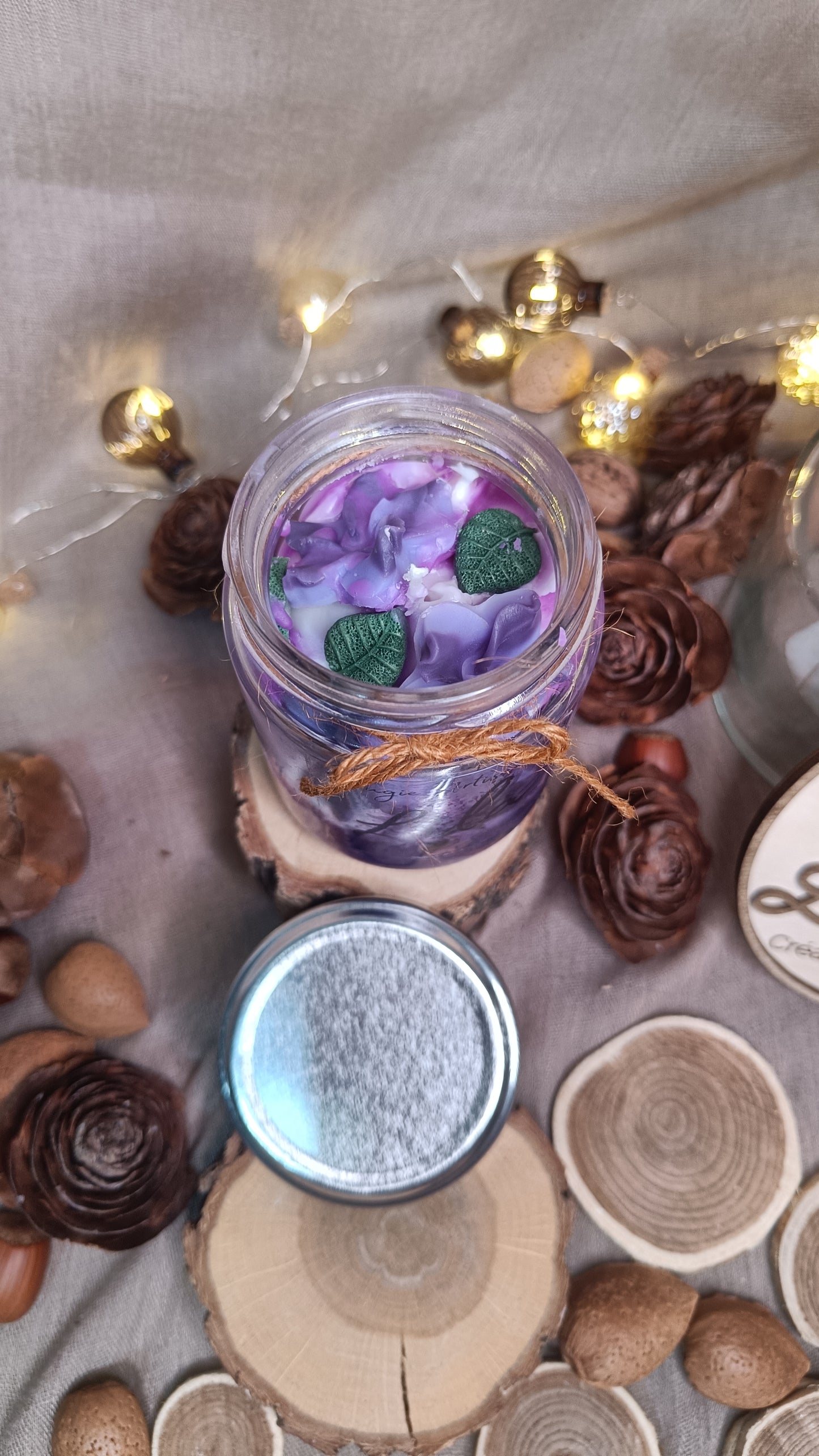 🕯️ Bougie Parfumée ✨ 🪻 Lila 🪻