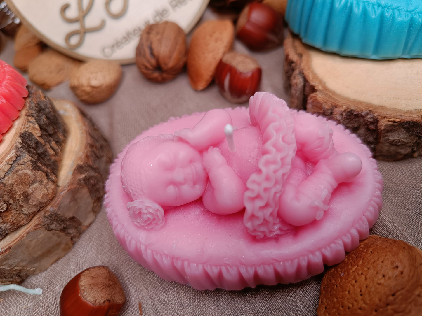 🕯️Bougie 👶🏻🩷 Baby Girl 🩷👶🏻 🌈 Color Mom 🌈