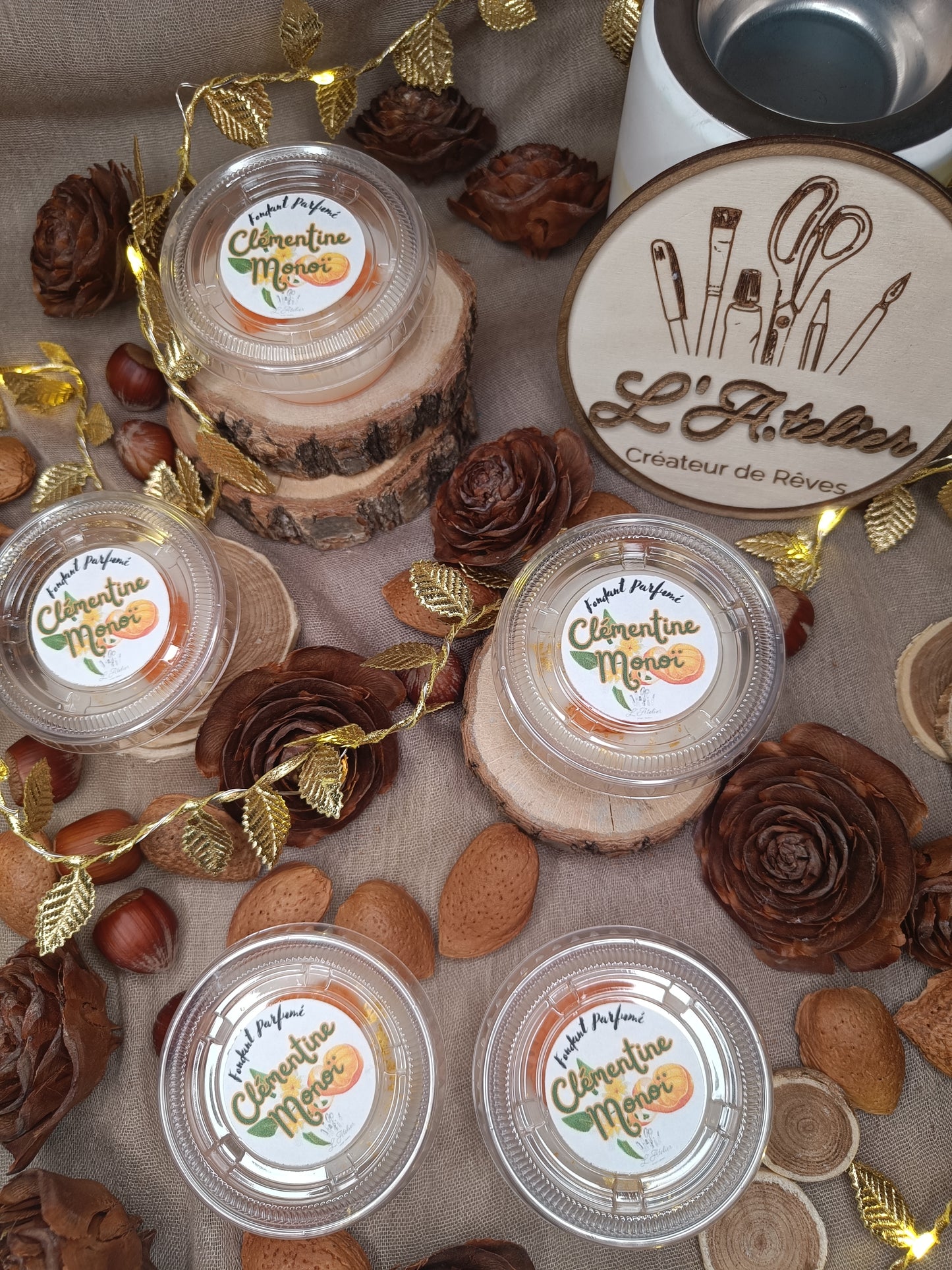 Écrin parfumé 🍊🌺 " Clémentine Monoï" 🌺🍊