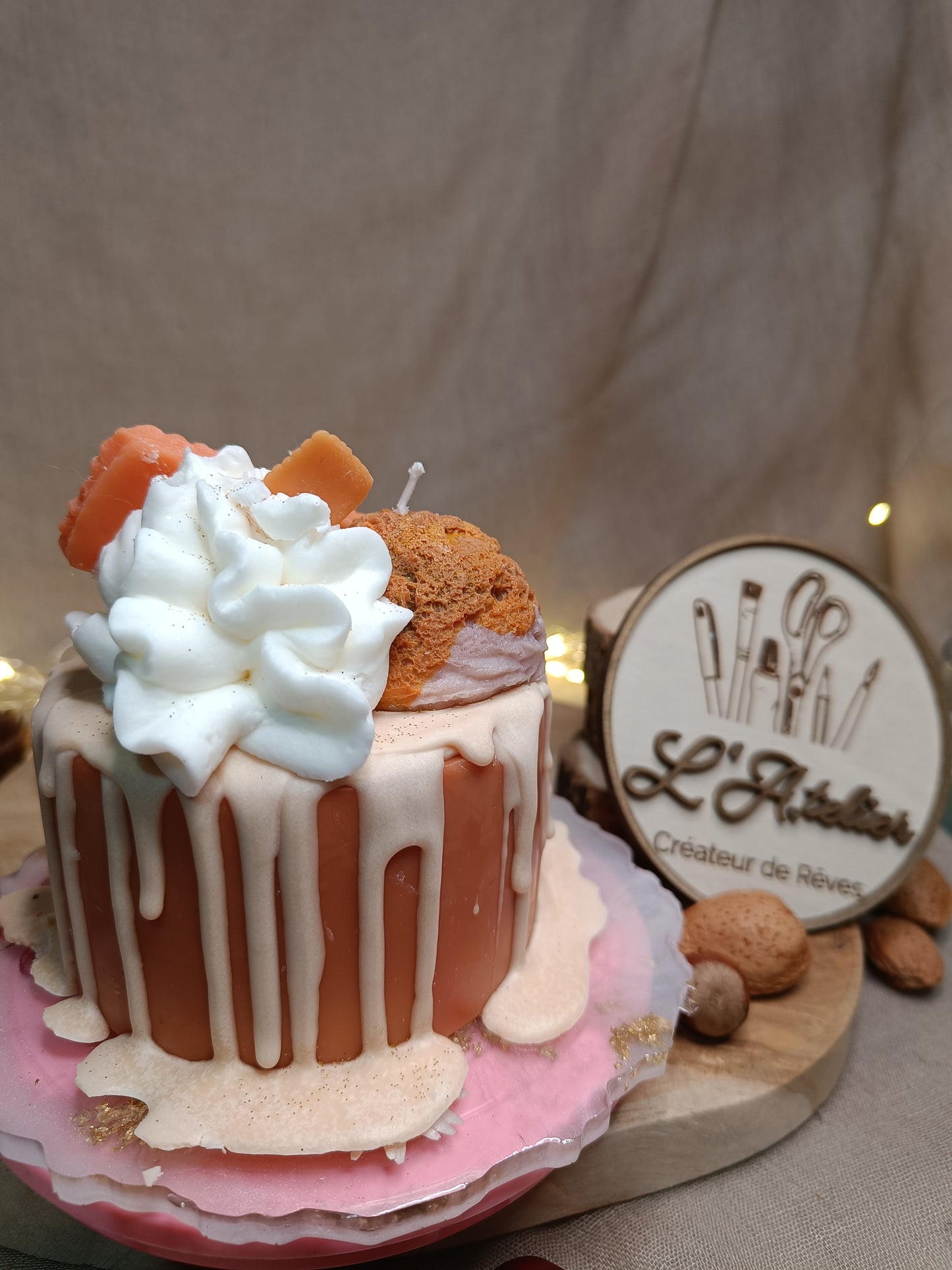 🎂 Bougie Gâteau 🍫🍪 Douceur Chocolaté Spéculoos 🍪🍫