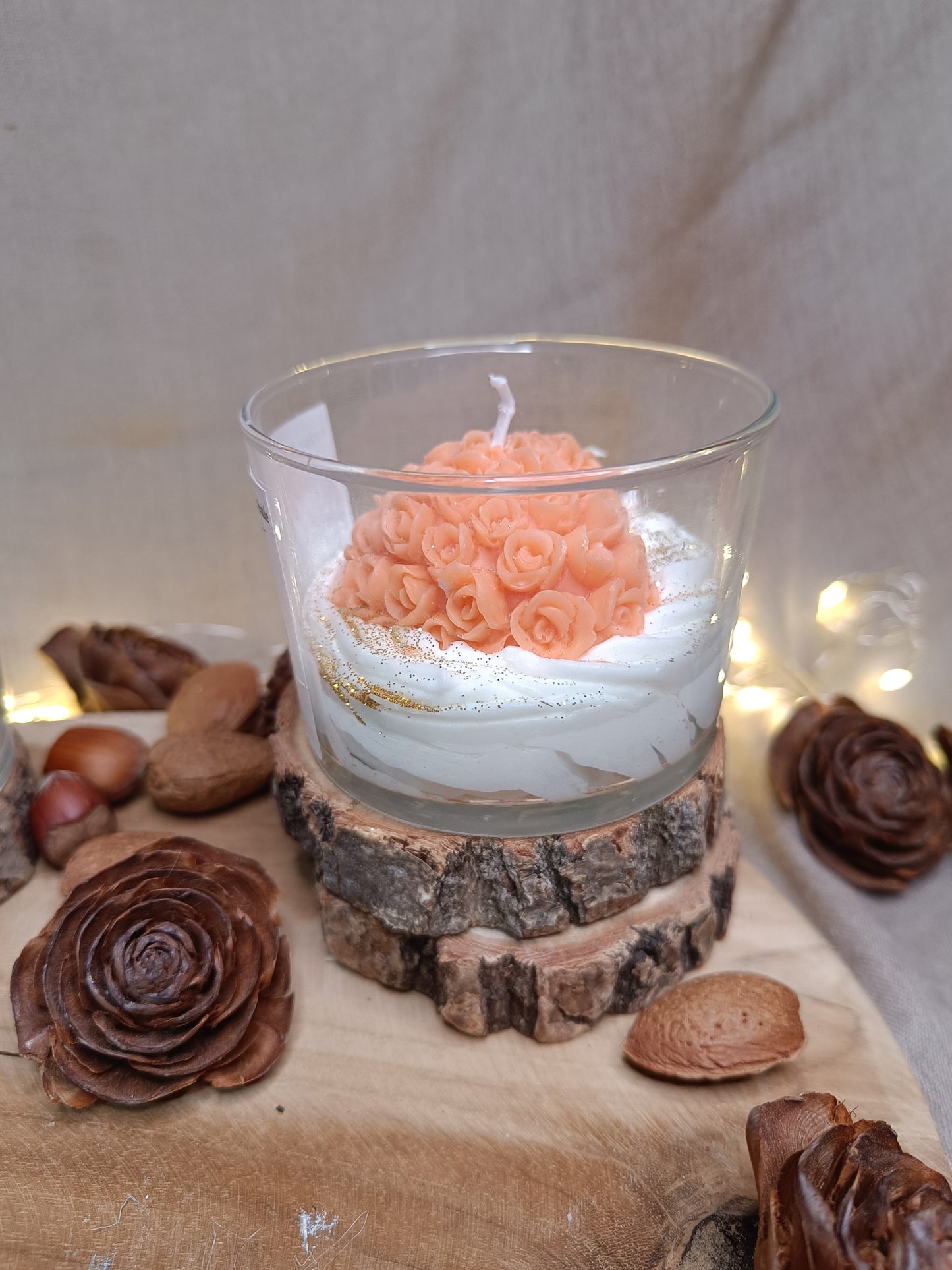 🕯️Bougie 🧡 Coeur à la crème🧡