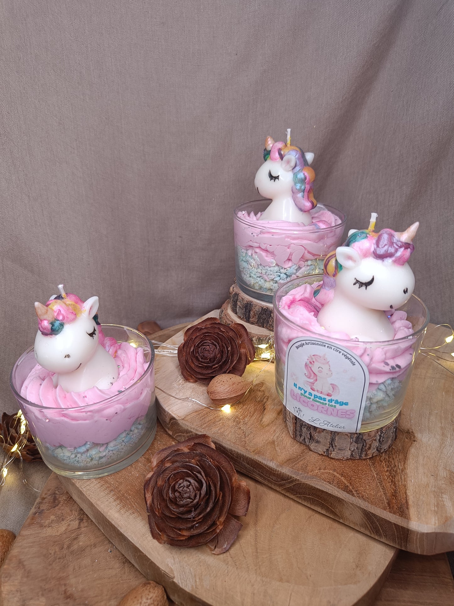 🕯️ Bougie Gourmande 🌈🦄 Crumble de licorne 🦄🌈