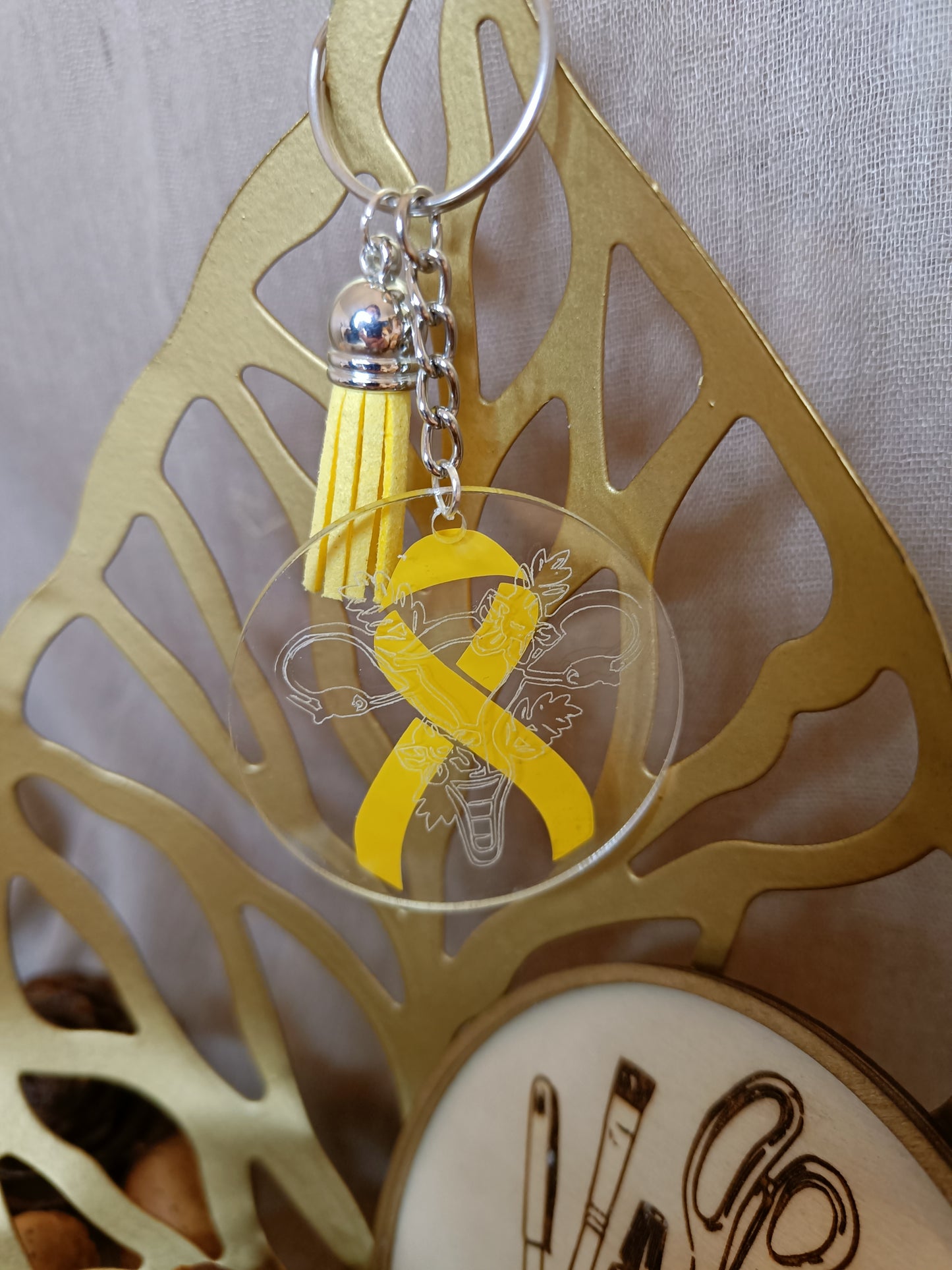 Porte clefs Endo argent