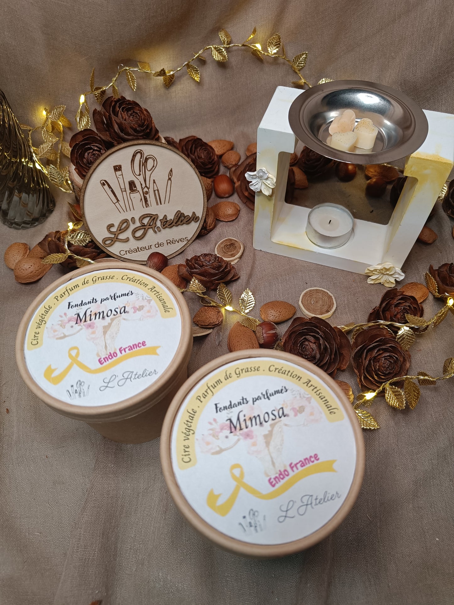 💪🏻 Pot Fondants de l'Espoir 🎗️ Endométriose 🎗️ Mimosa
