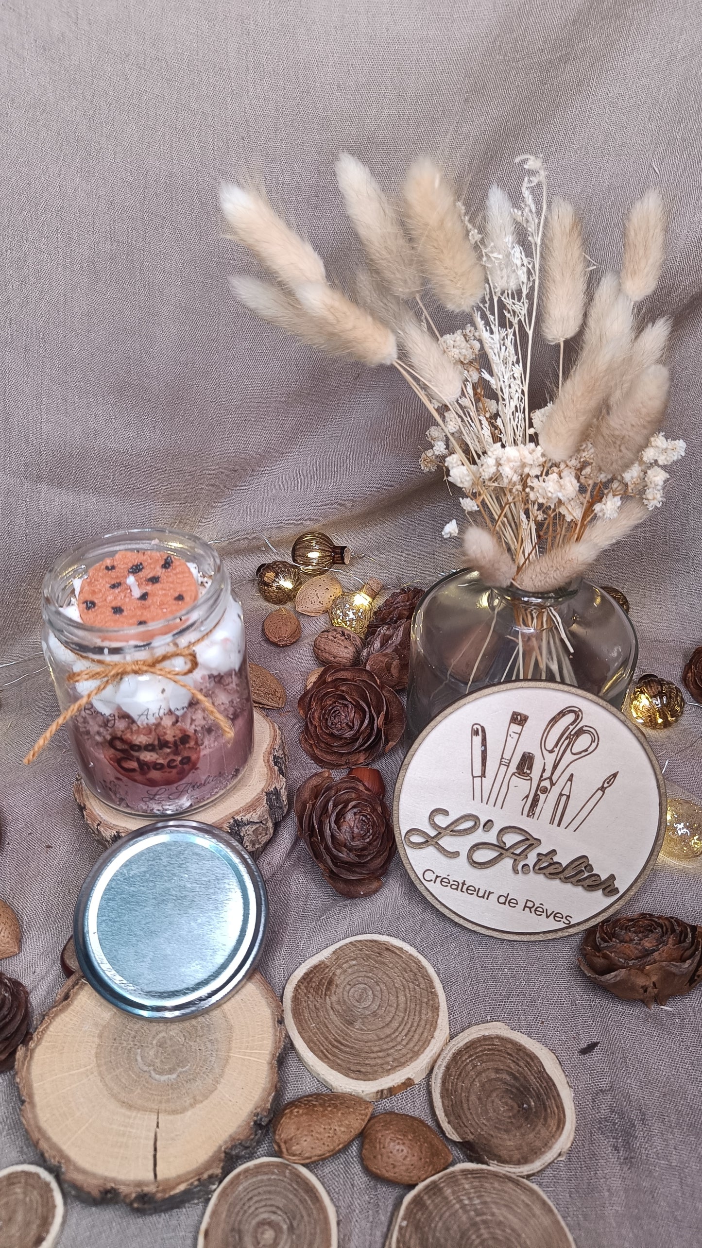 🕯️ Bougie parfumée ✨ 🍪 Cookie Choco 🍪
