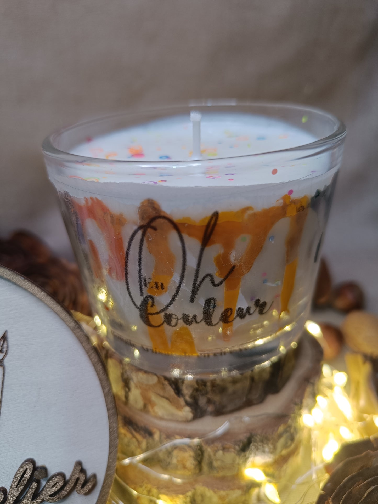 🕯️Bougie 🌈"Oh en couleur!"🌈
