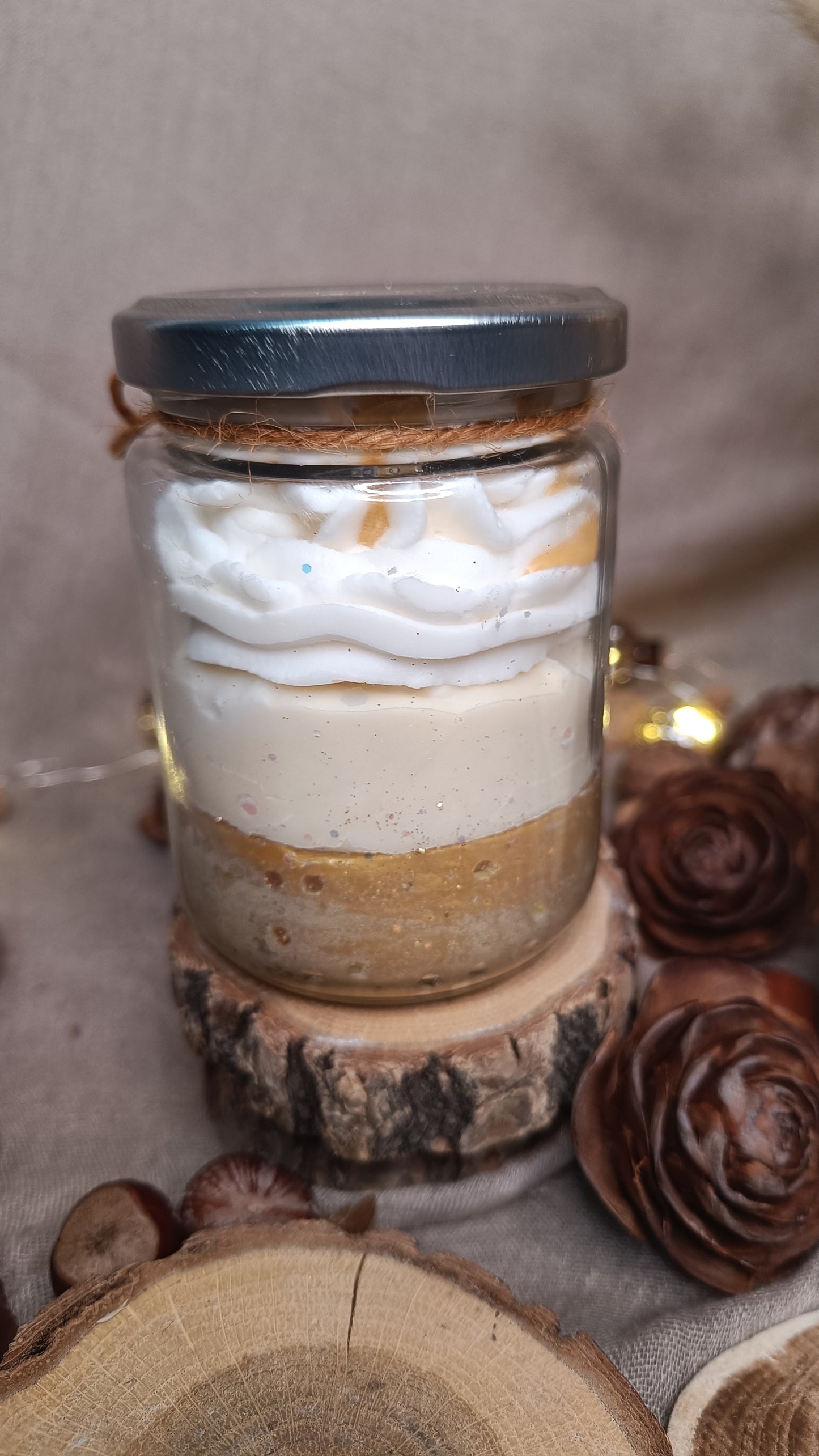 🕯️Bougies parfumées ✨ 🍮 Macaron Vanille 🍮