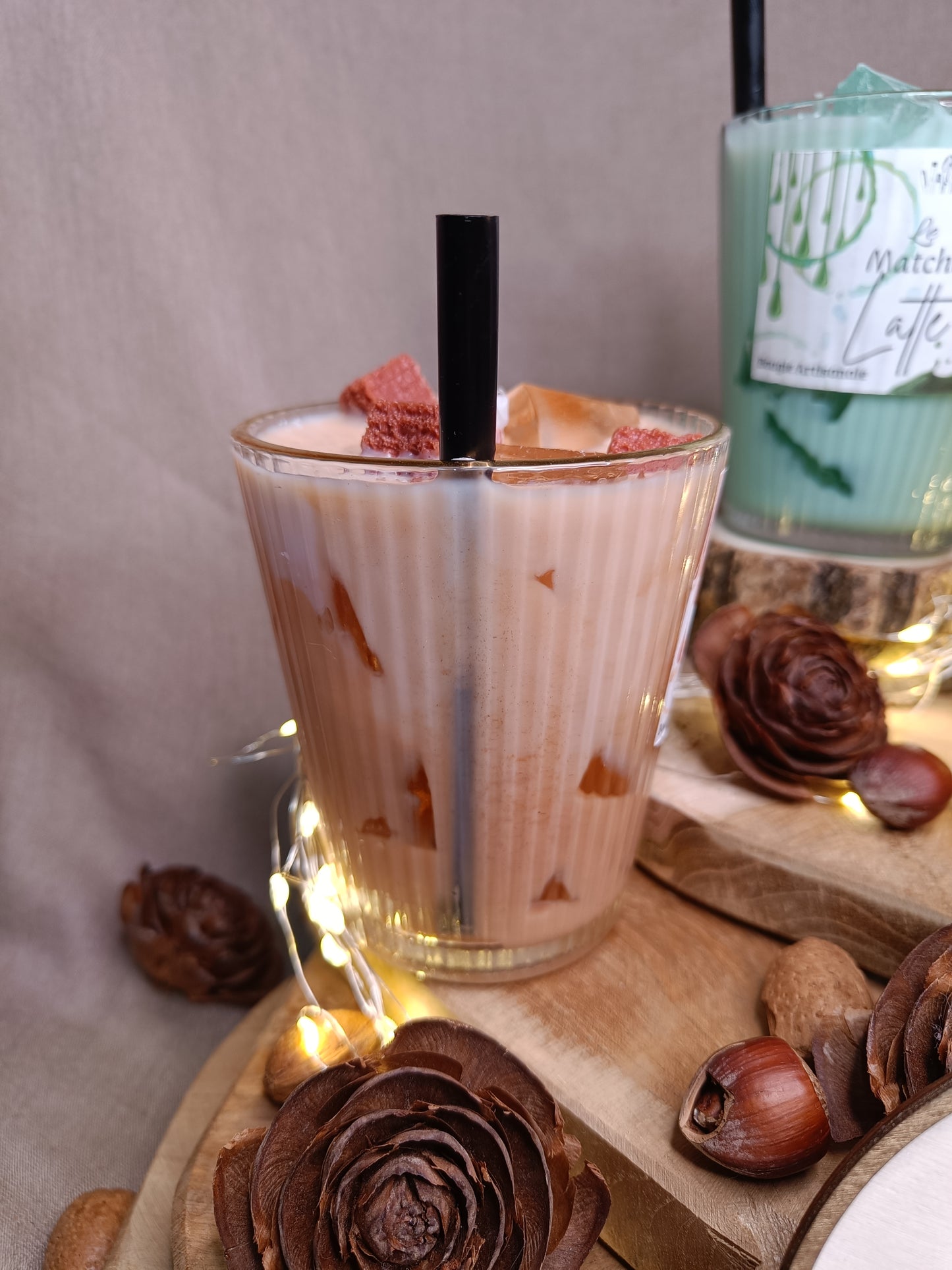 🕯️Bougie 🍮🧡 Latte Caramel 🧡🍮