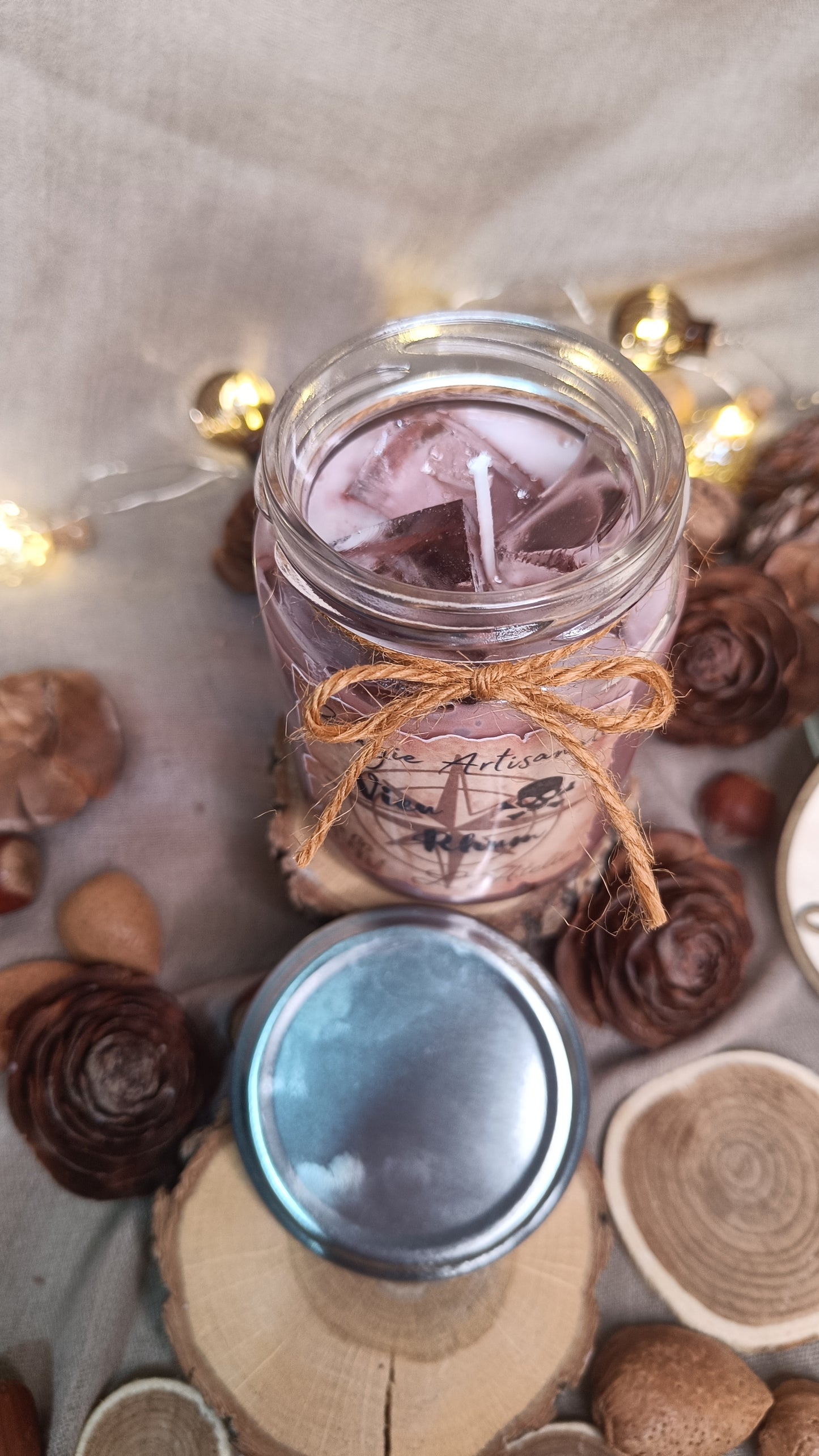 🕯️ Bougie Parfumée ✨ 🥃 Vieux Rhum ✨