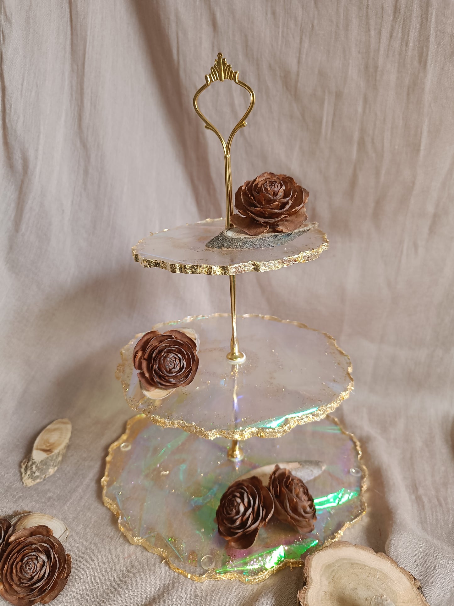 Présentoir à gateaux epoxy