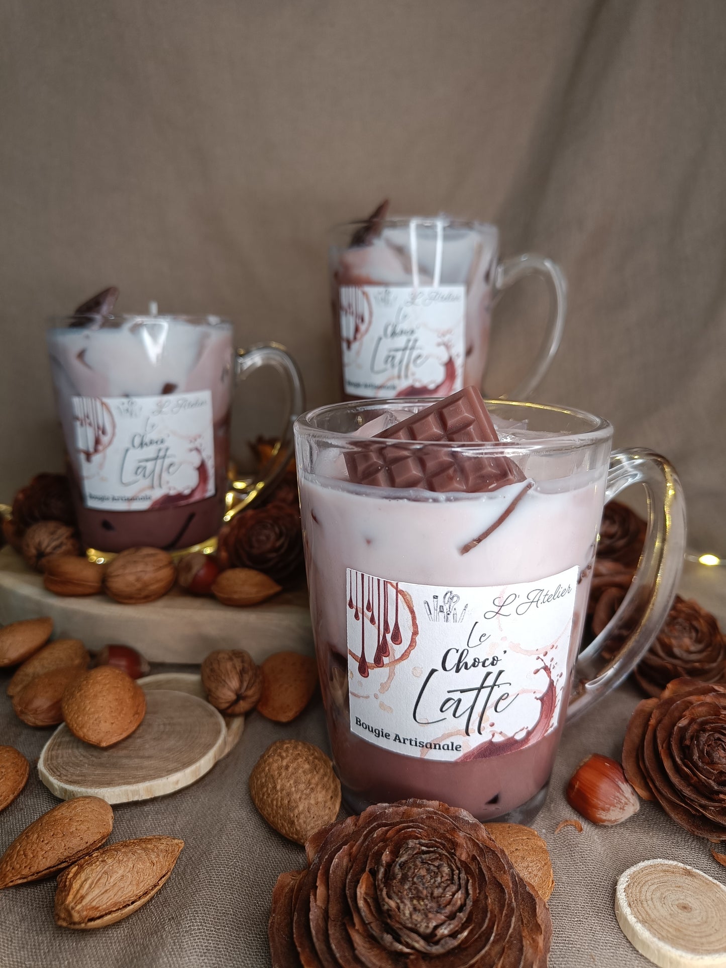 🕯️ Bougie Tasse ☕🍫 " Choco'Latte" 🍫☕