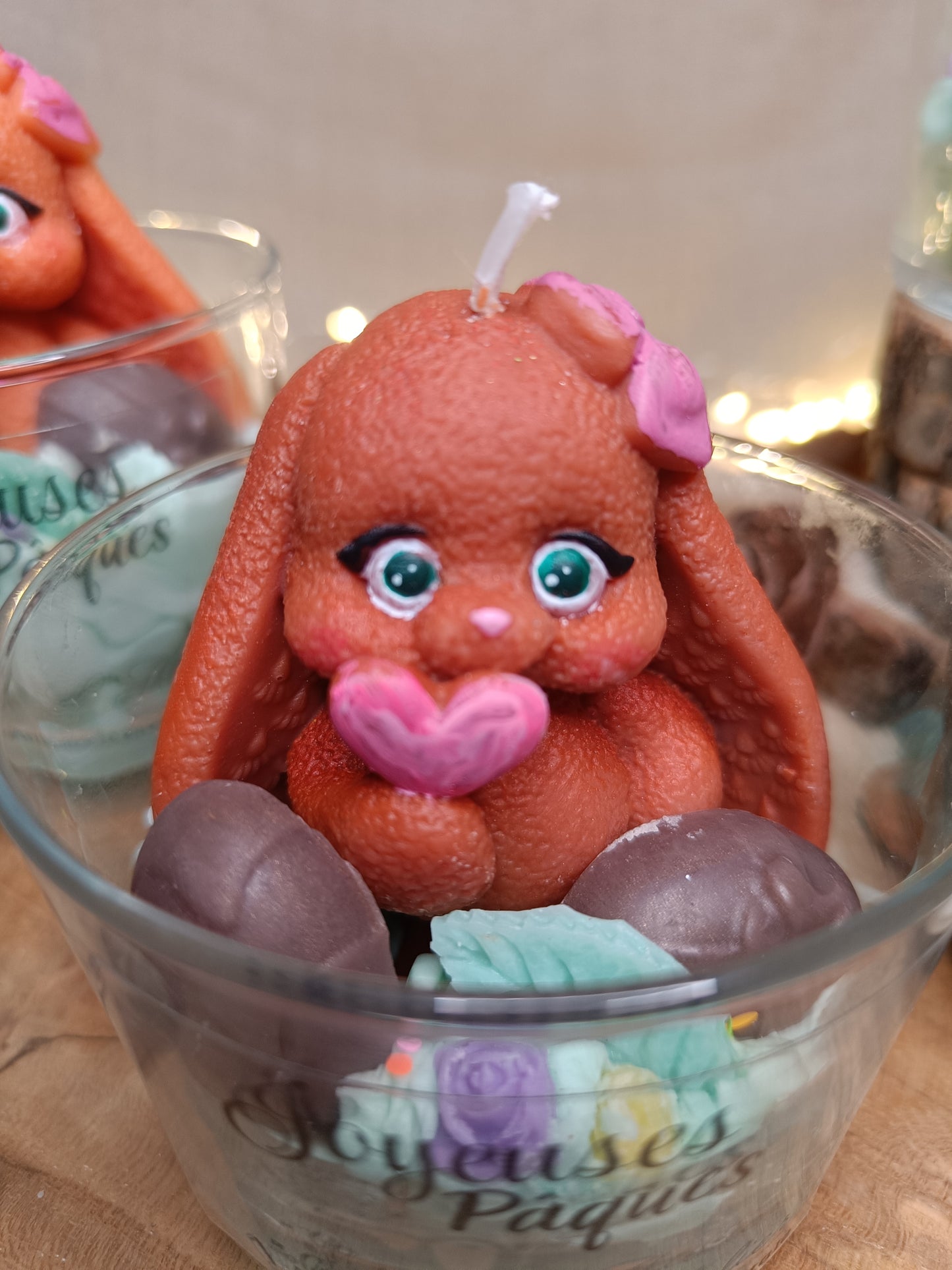 Bougie 🐰 Lapin de Pâques 🐰