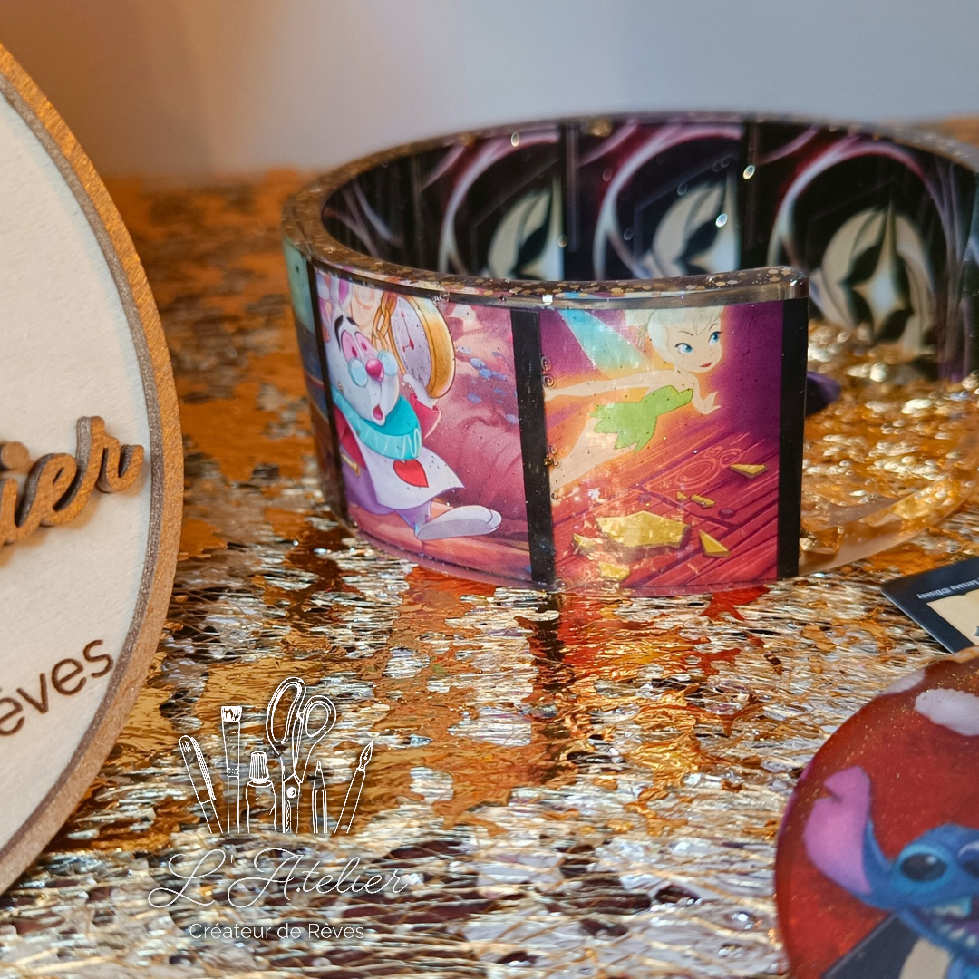Dessous de verre personnalisés époxy