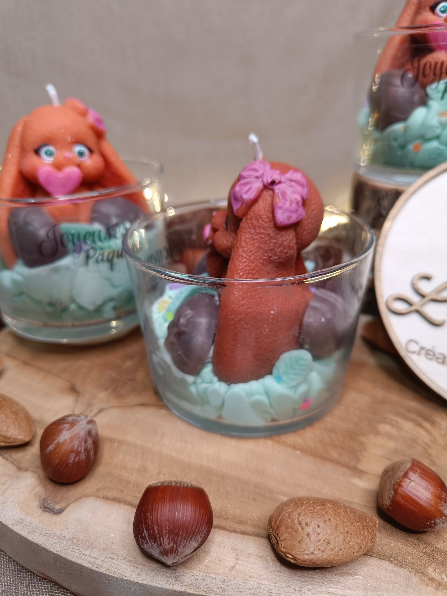 Bougie 🐰 Lapin de Pâques 🐰