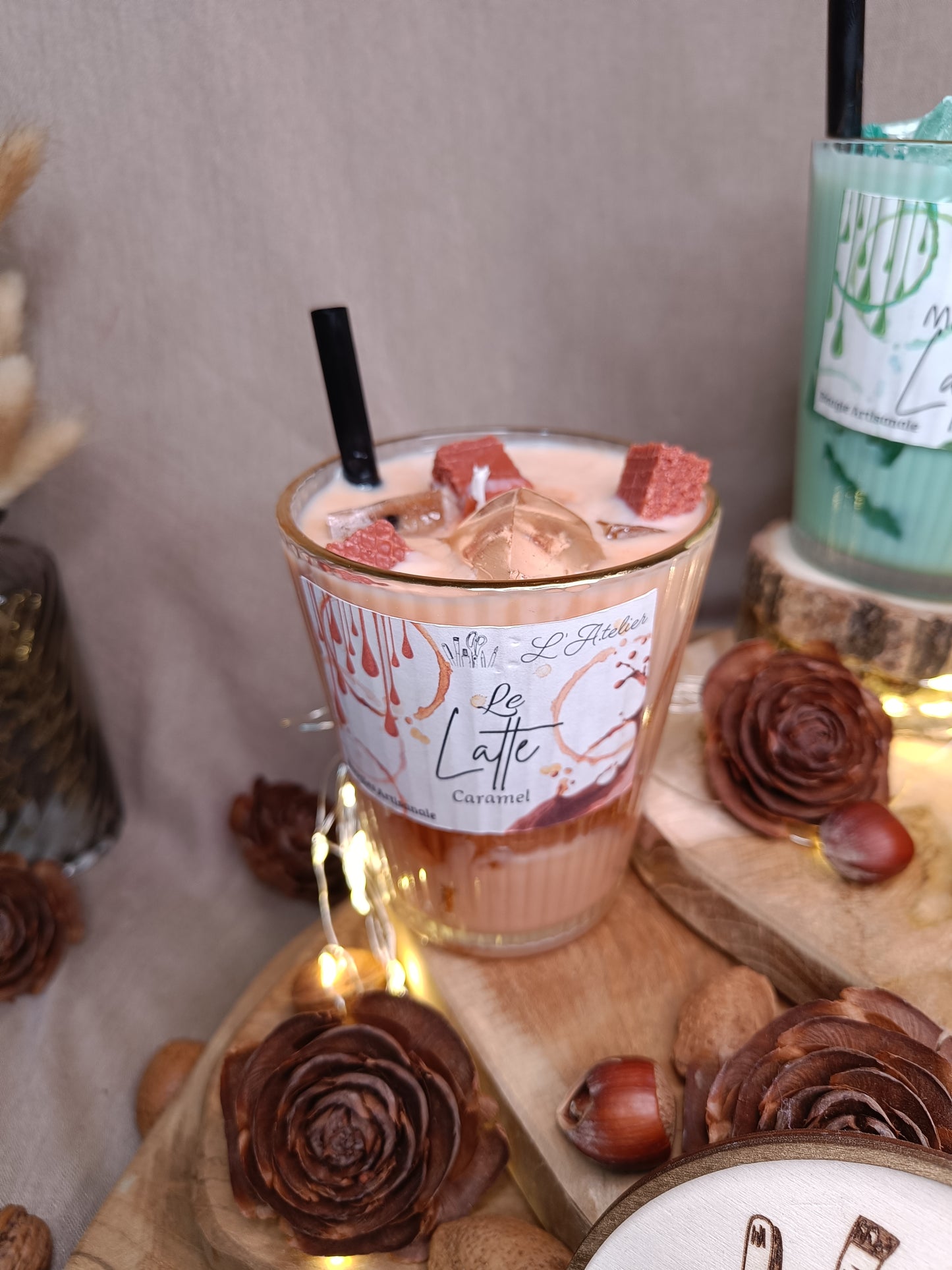 🕯️Bougie 🍮🧡 Latte Caramel 🧡🍮