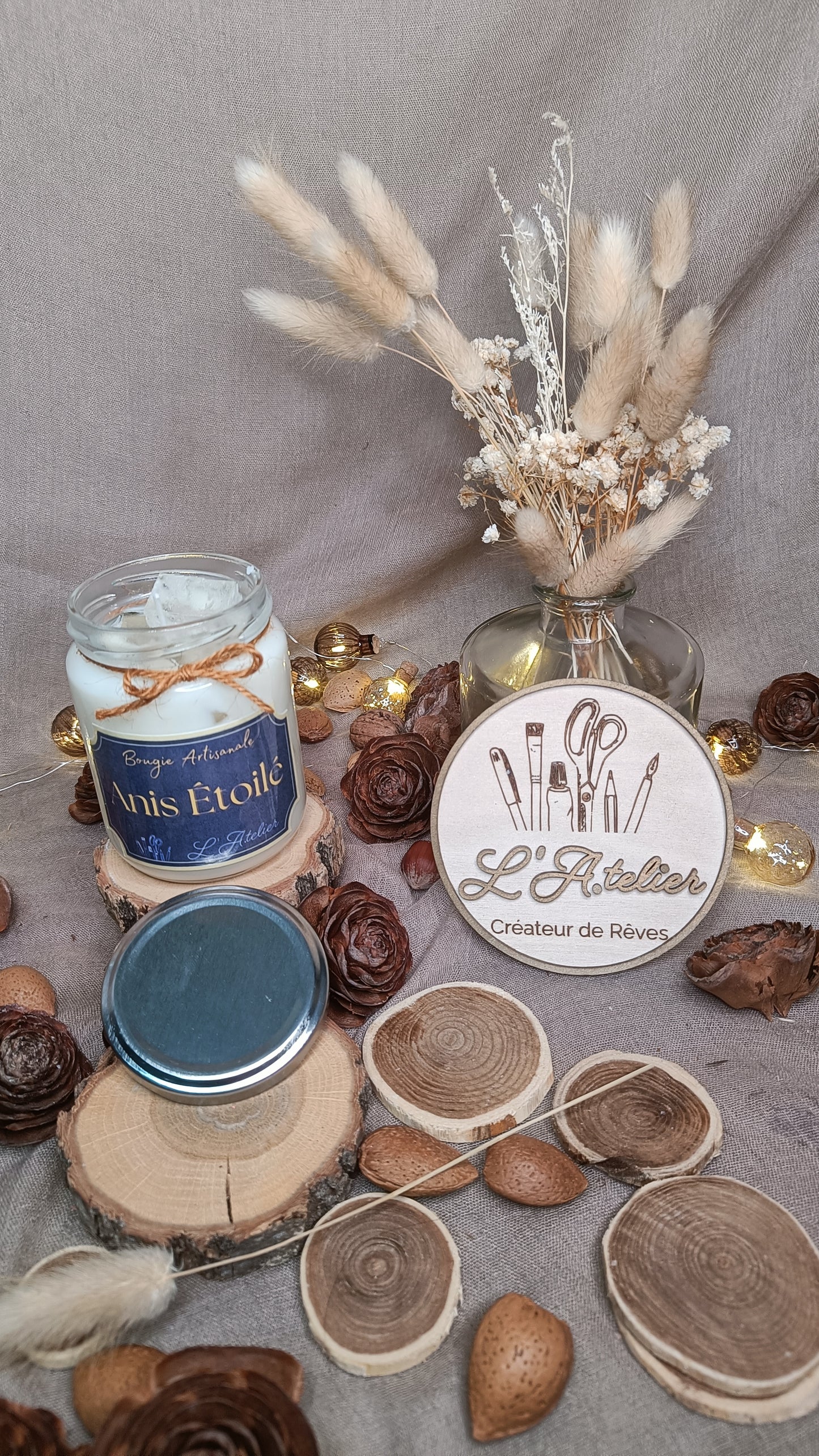 🕯️ Bougie Parfumée ✨ 🥛Anis étoilé 🥛