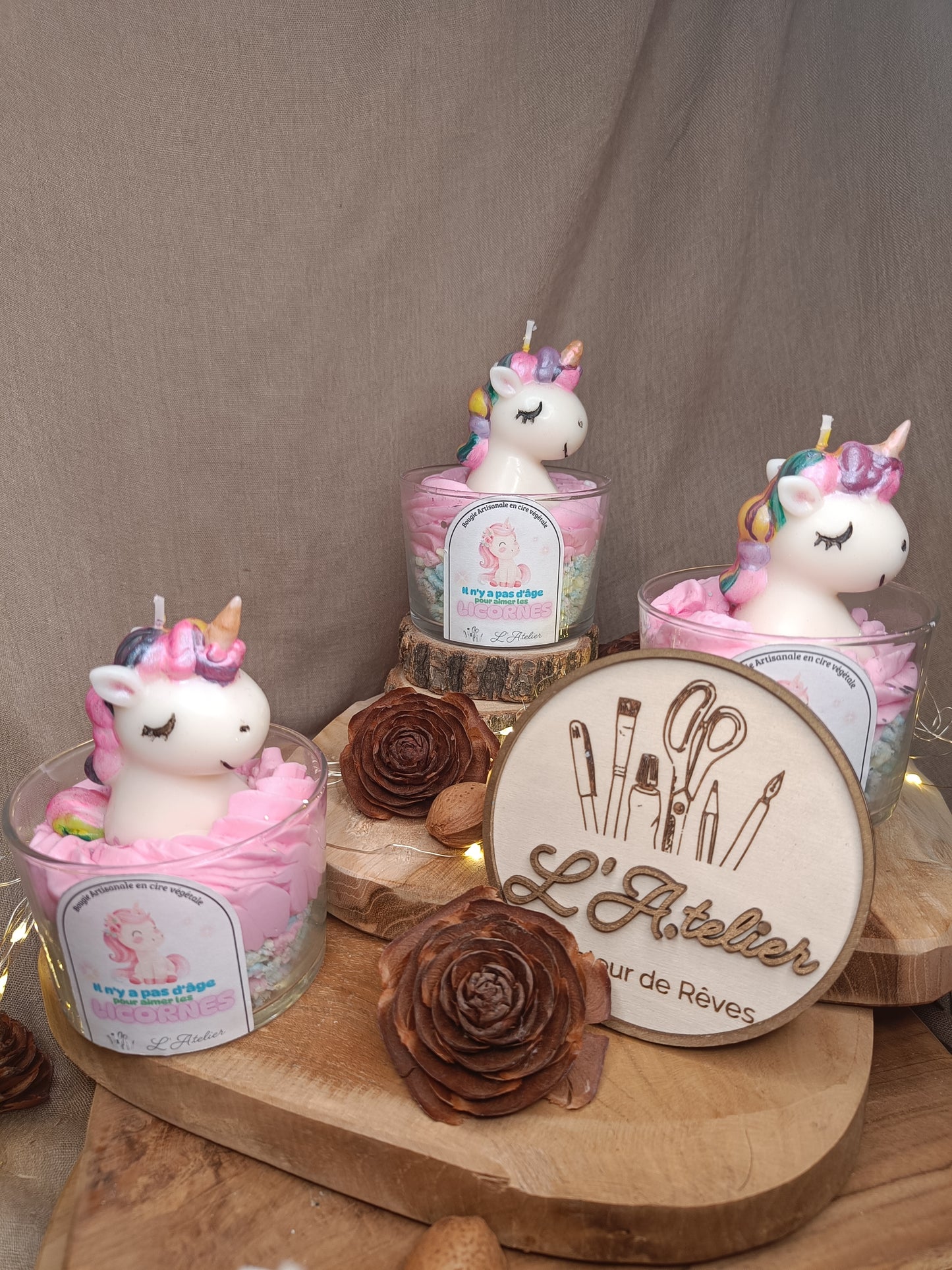 🕯️ Bougie Gourmande 🌈🦄 Crumble de licorne 🦄🌈
