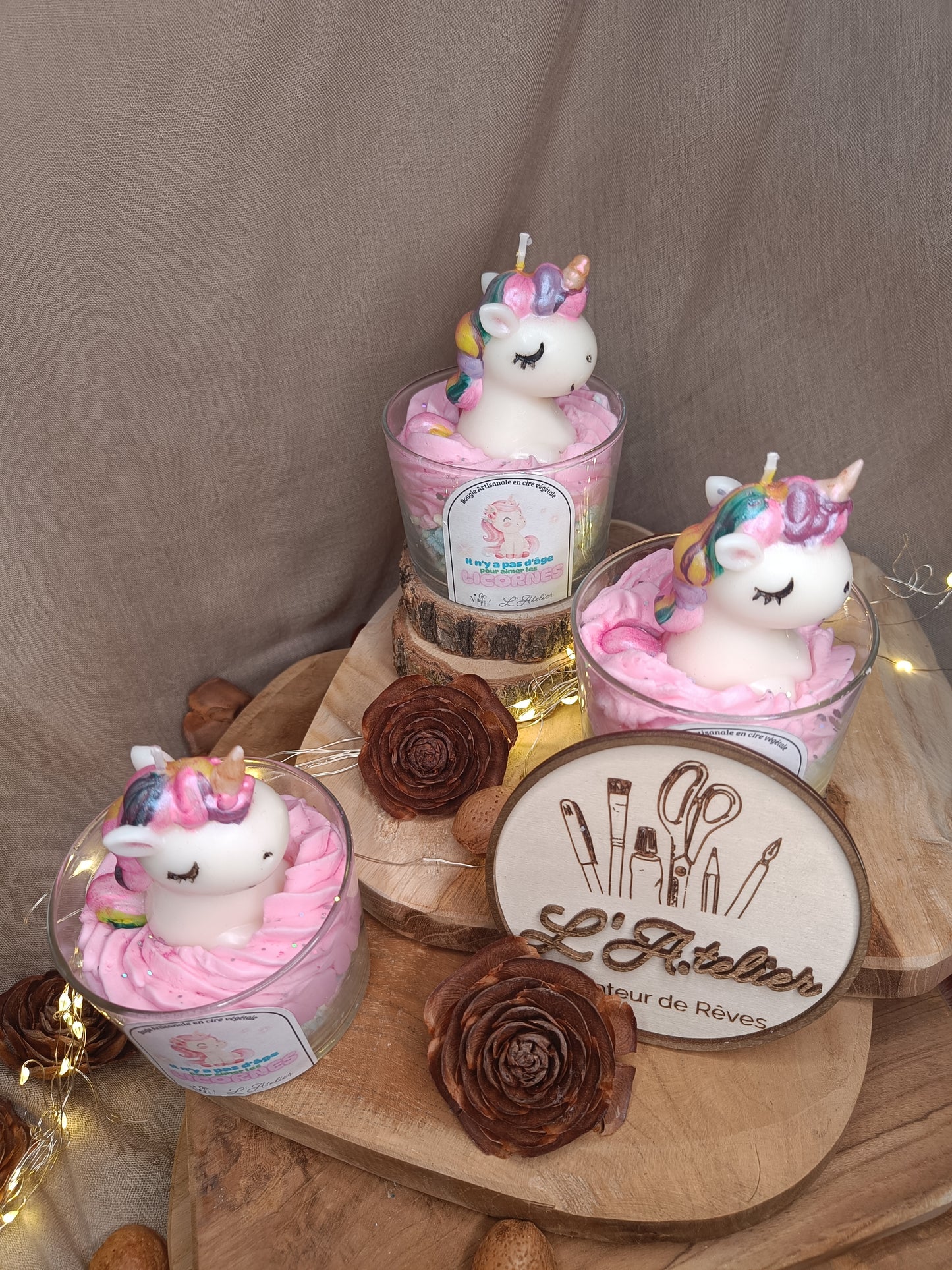 🕯️ Bougie Gourmande 🌈🦄 Crumble de licorne 🦄🌈