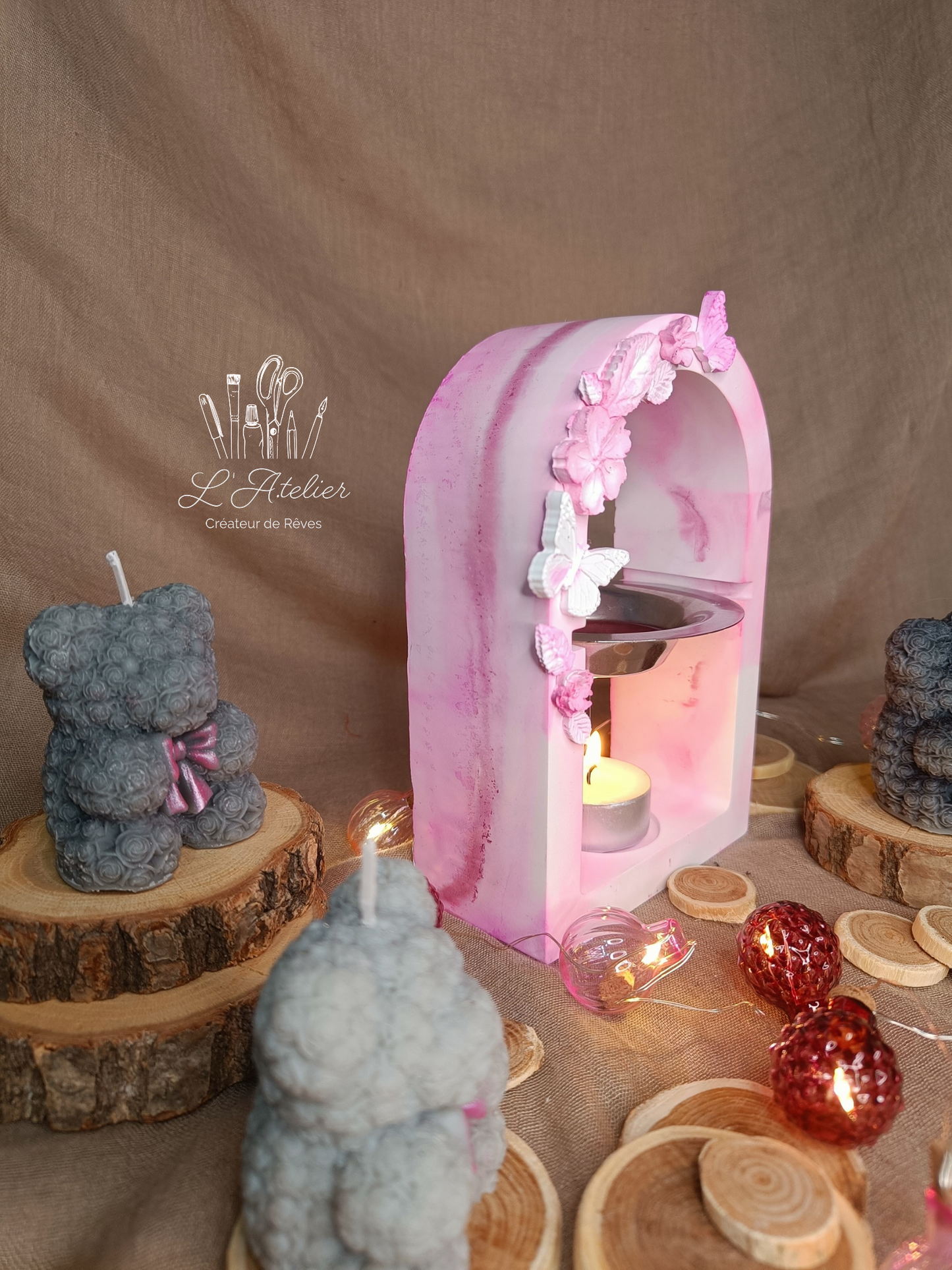 Brûle parfum "Arche Pink Natural"