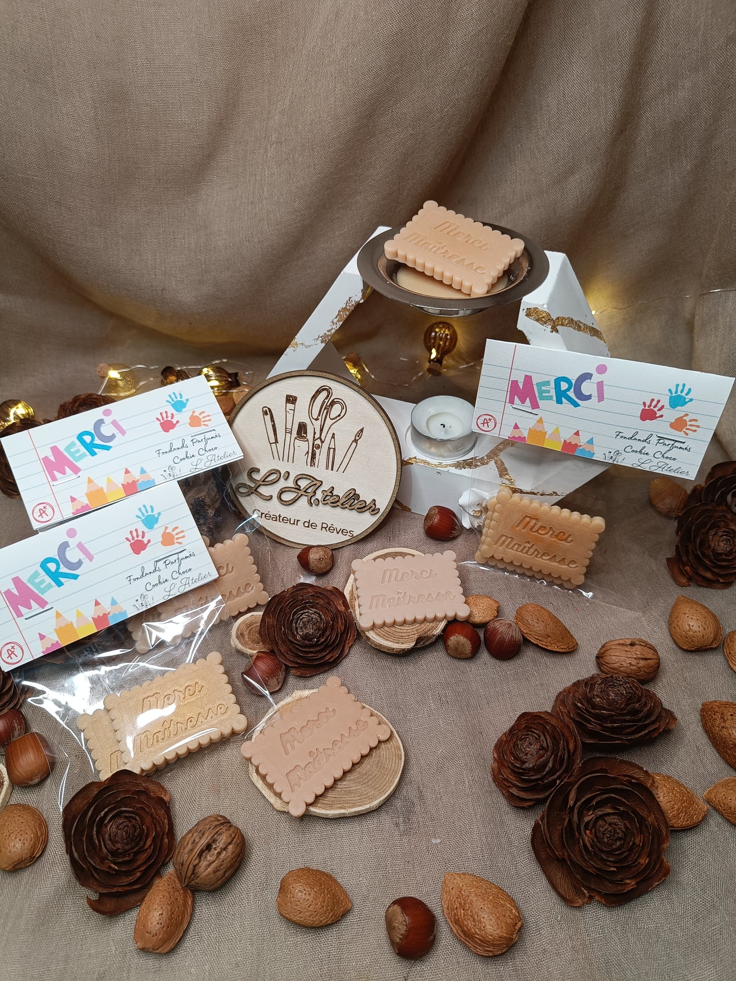 Fondants parfumés 🏫"Merci Maîtresse"🍎