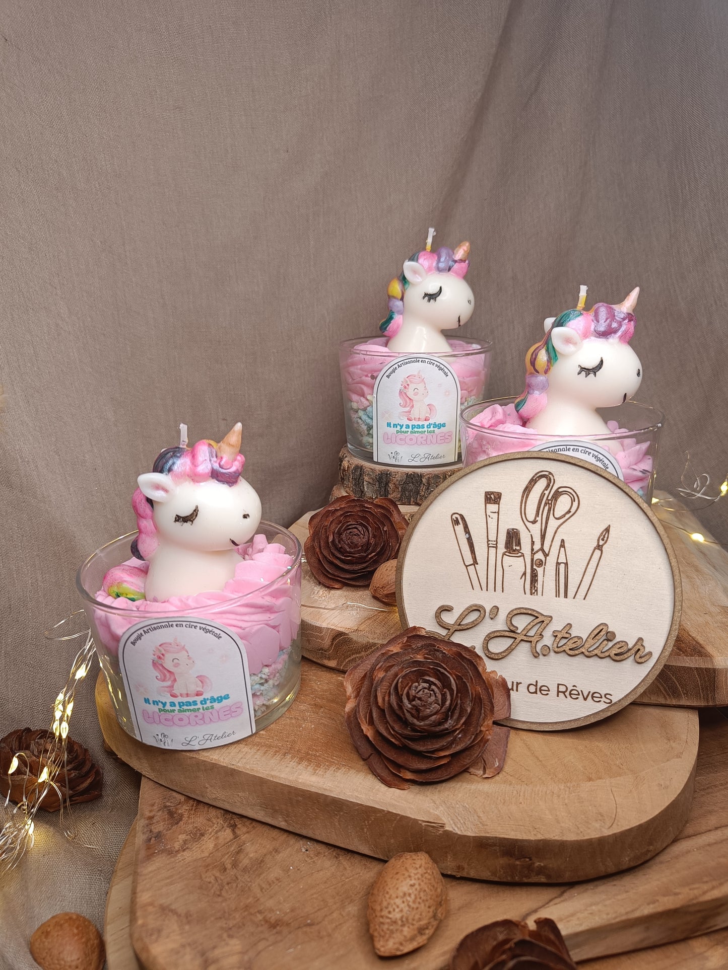 🕯️ Bougie Gourmande 🌈🦄 Crumble de licorne 🦄🌈