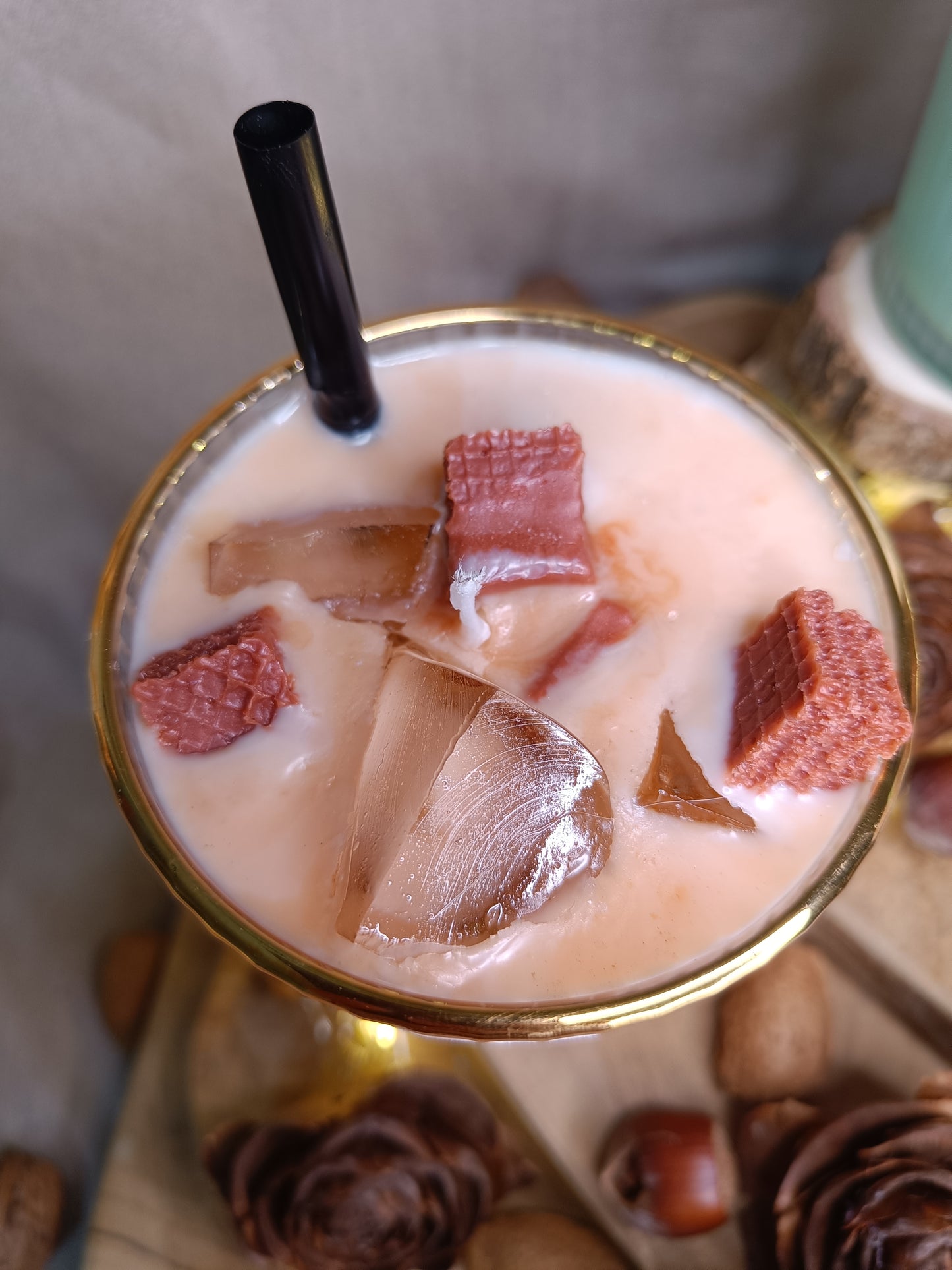 🕯️Bougie 🍮🧡 Latte Caramel 🧡🍮