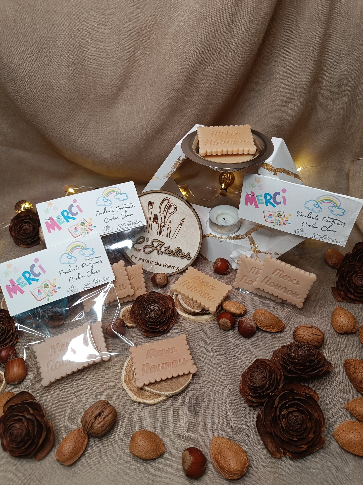 Fondants parfumés 🧸 Merci Nounou 🧮