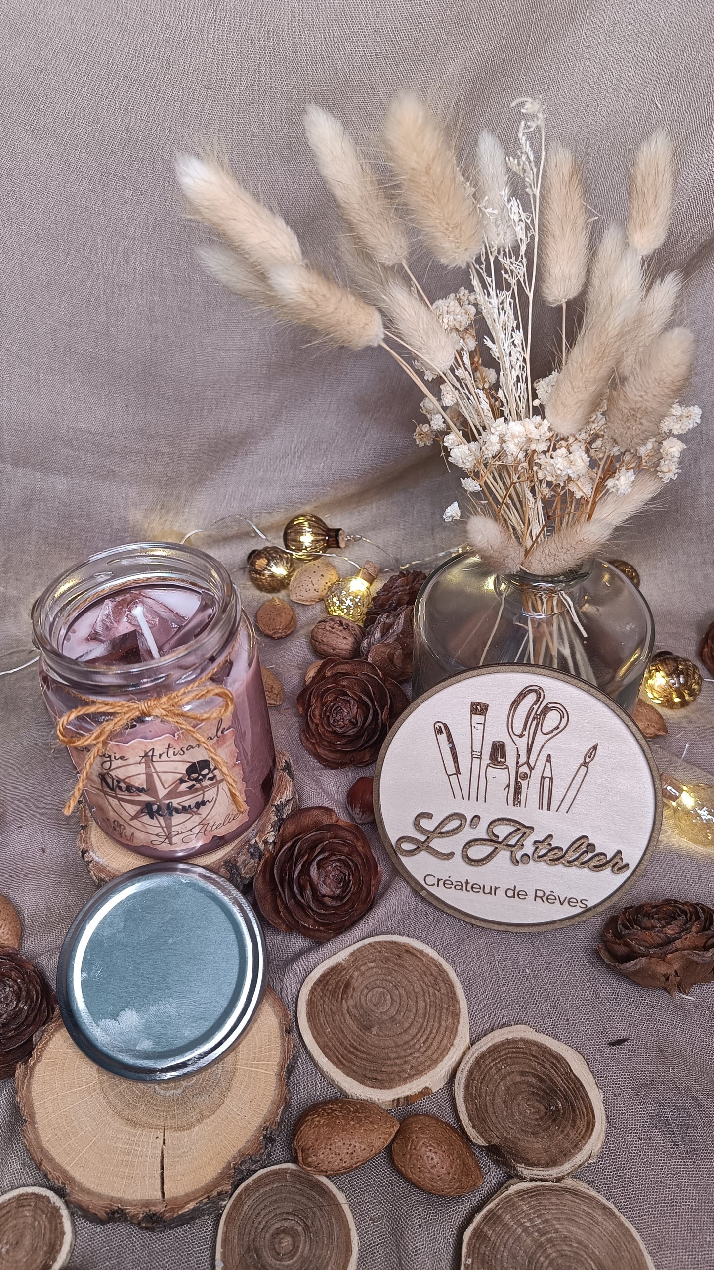🕯️ Bougie Parfumée ✨ 🥃 Vieux Rhum ✨
