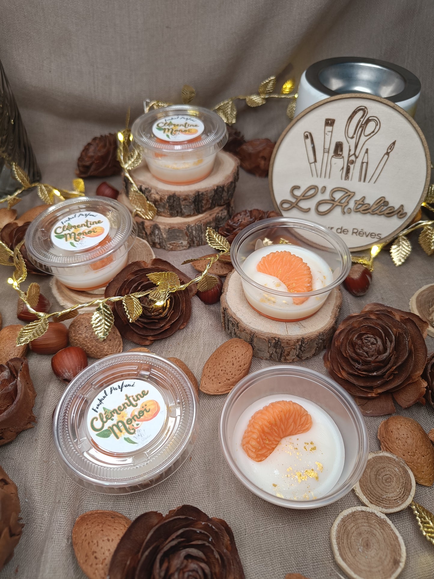 Écrin parfumé 🍊🌺 " Clémentine Monoï" 🌺🍊