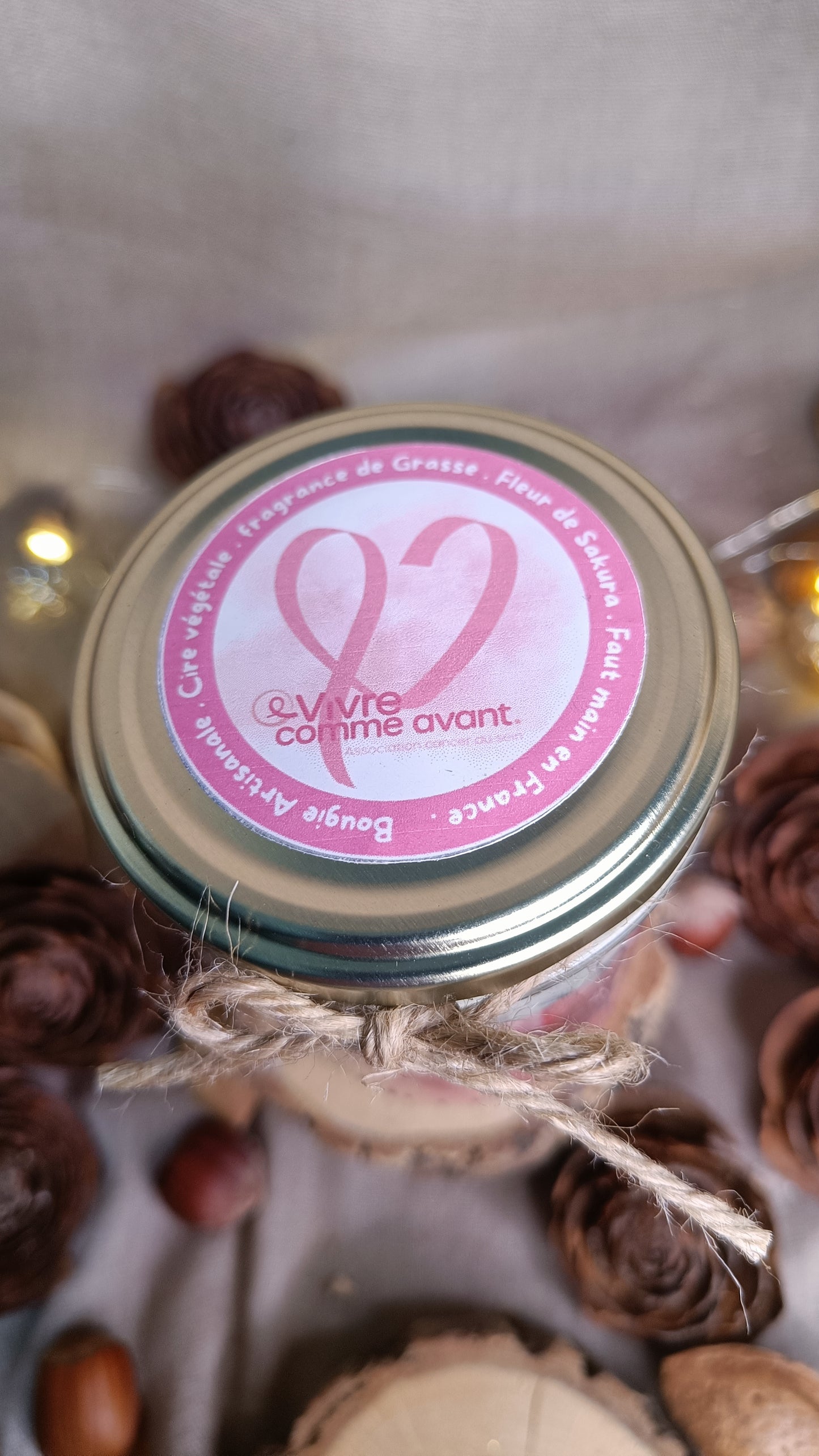 🕯️ La flamme de l'Espoir 🌸 Fleur de Sakura 🌸 - Cancer du sein 💪🏻