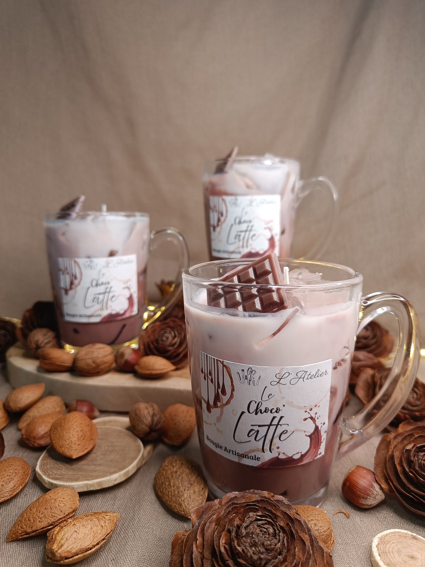 🕯️ Bougie Tasse ☕🍫 " Choco'Latte" 🍫☕