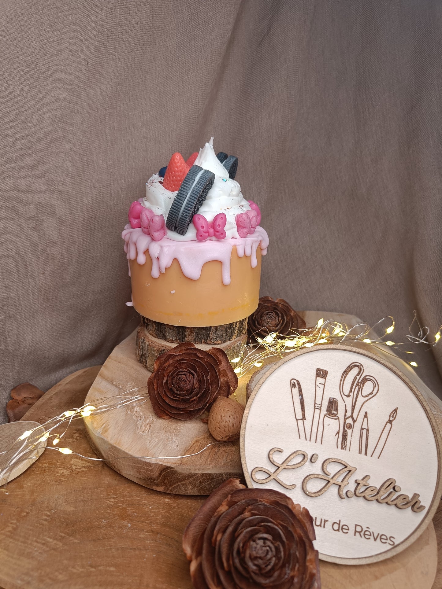 🕯️ Bougie Gâteau 🎂Minnie 🐭