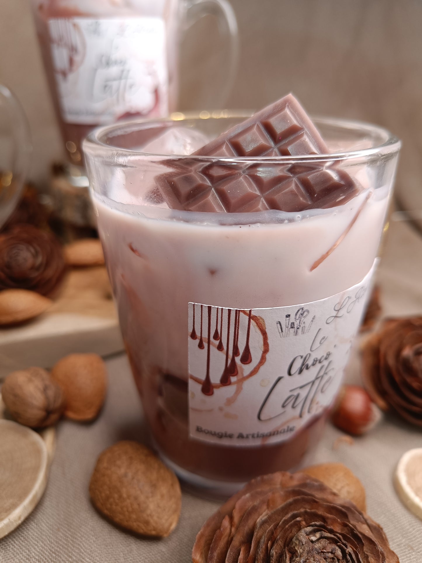🕯️ Bougie Tasse ☕🍫 " Choco'Latte" 🍫☕