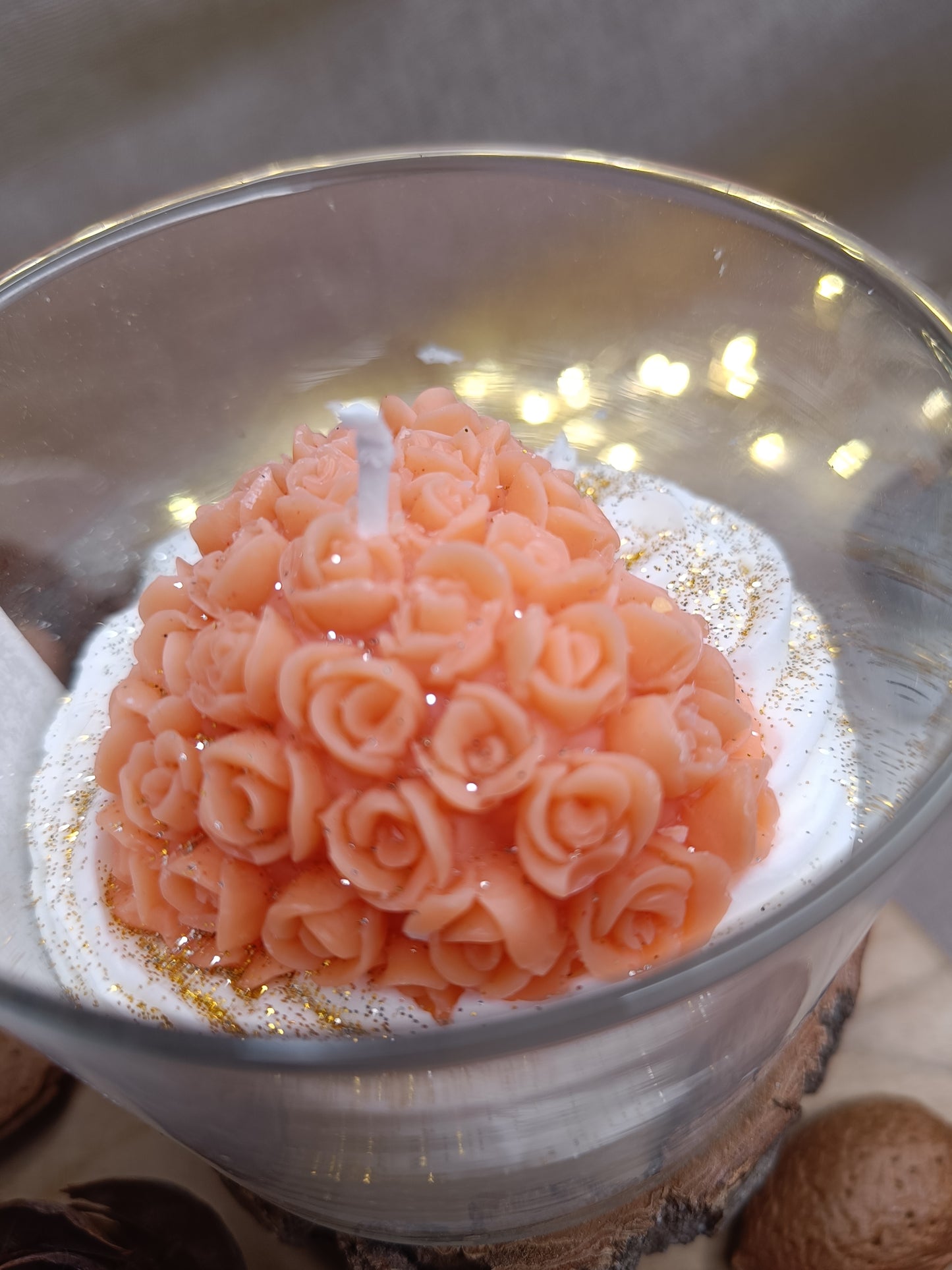 🕯️Bougie 🧡 Coeur à la crème🧡
