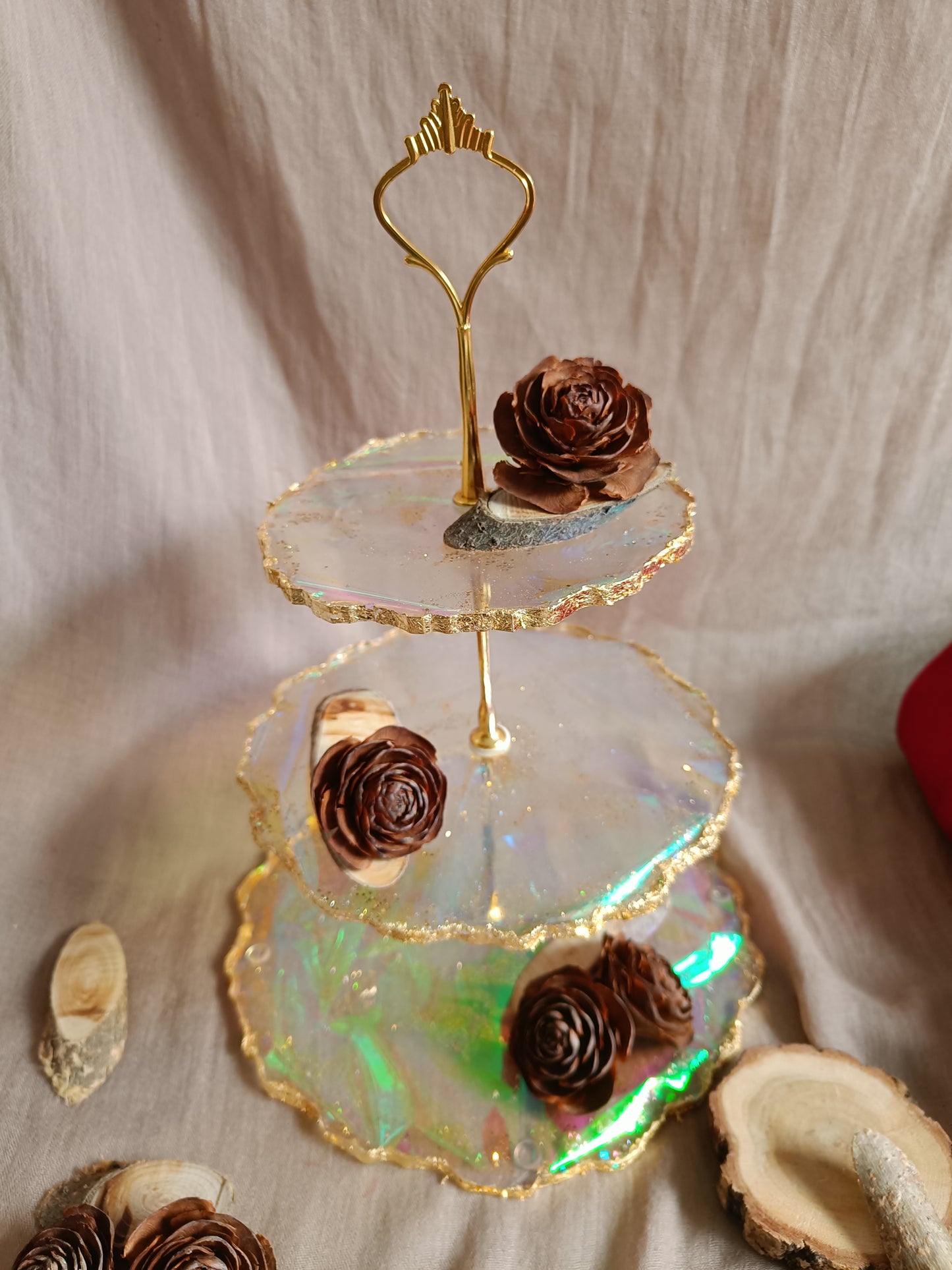 Présentoir à gateaux epoxy