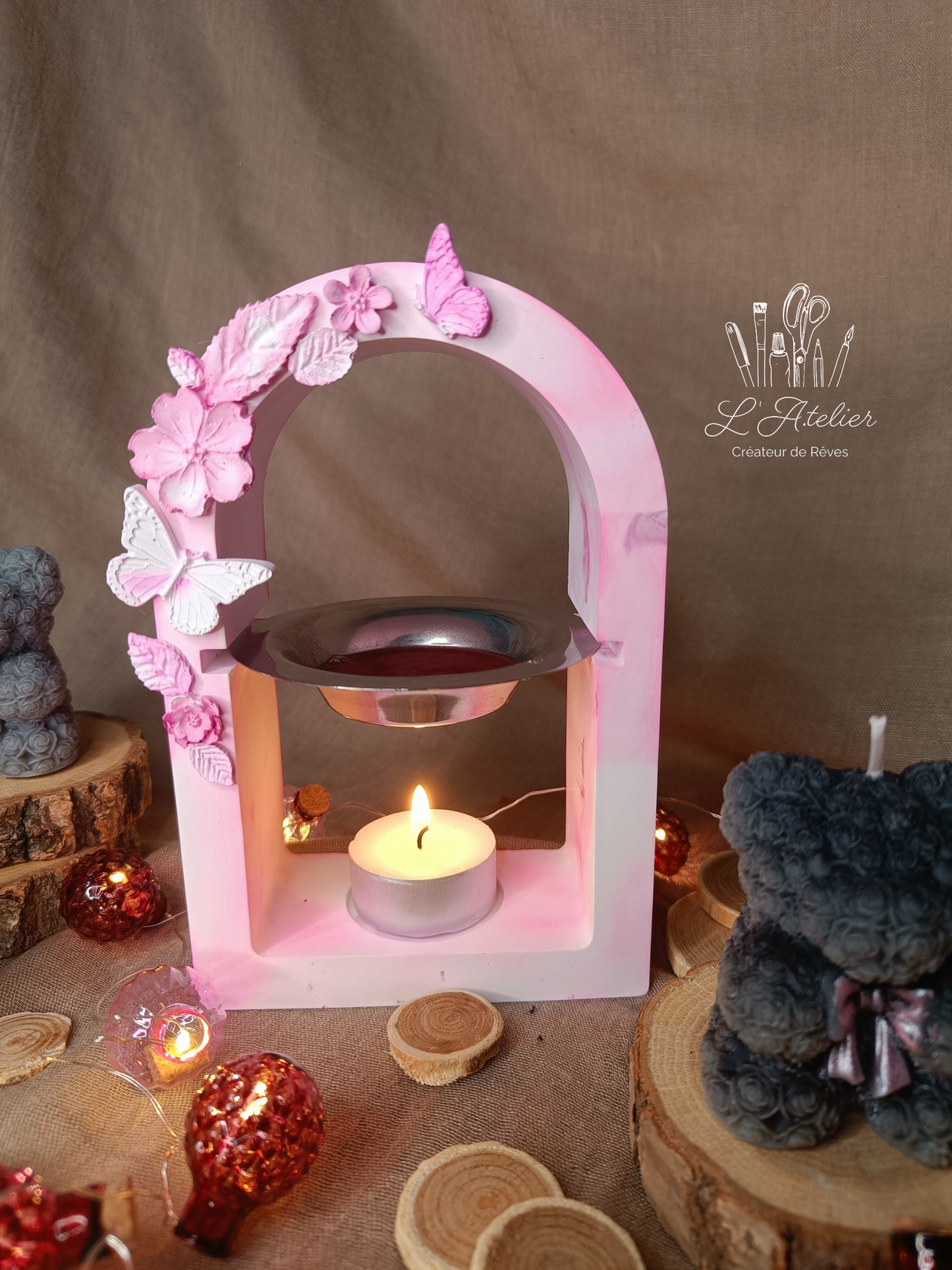 Brûle parfum "Arche Pink Natural"