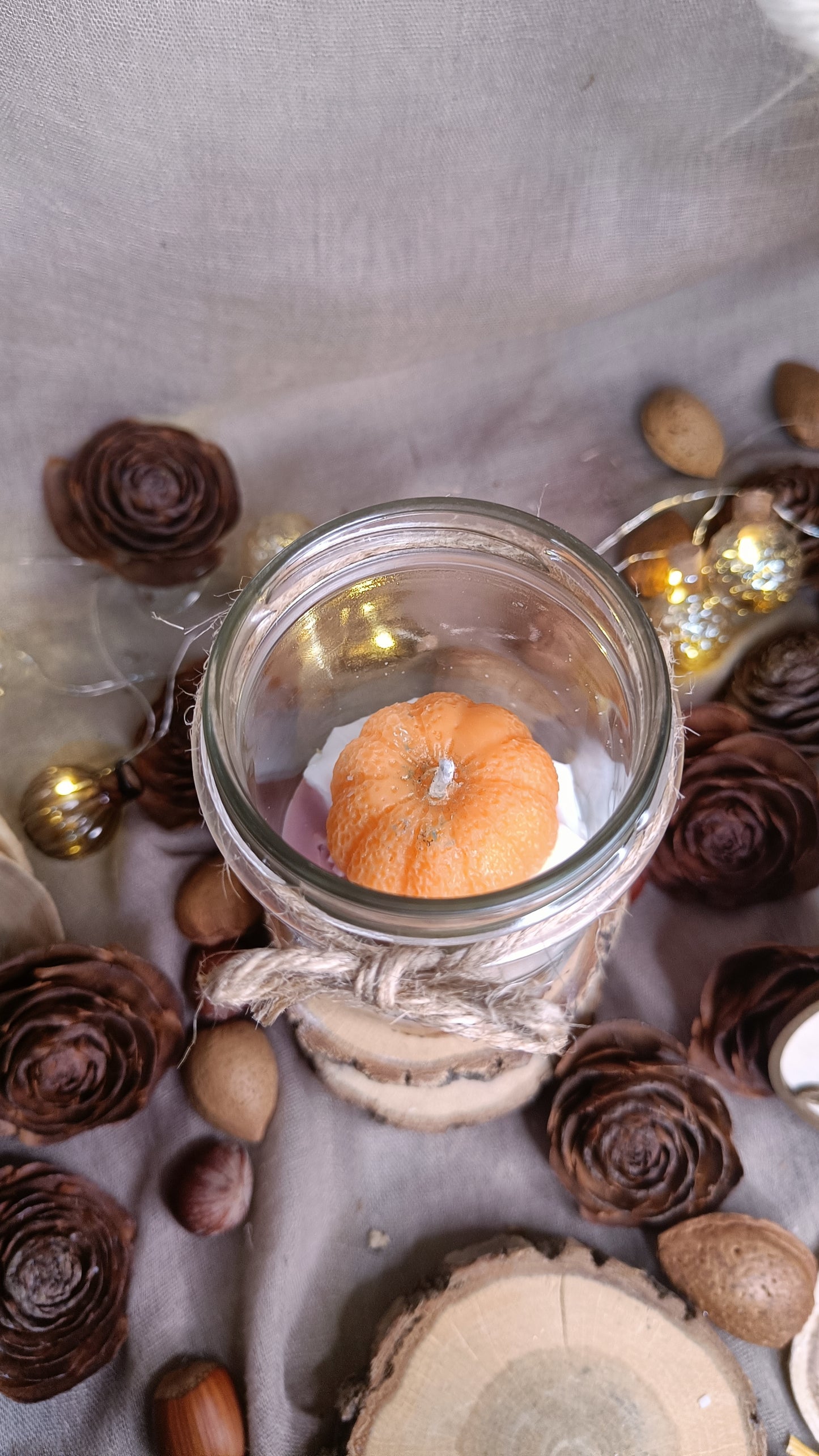 🕯️Bougie Parfumée 🍂🎃 Citrouille Ambrée 🎃🍂