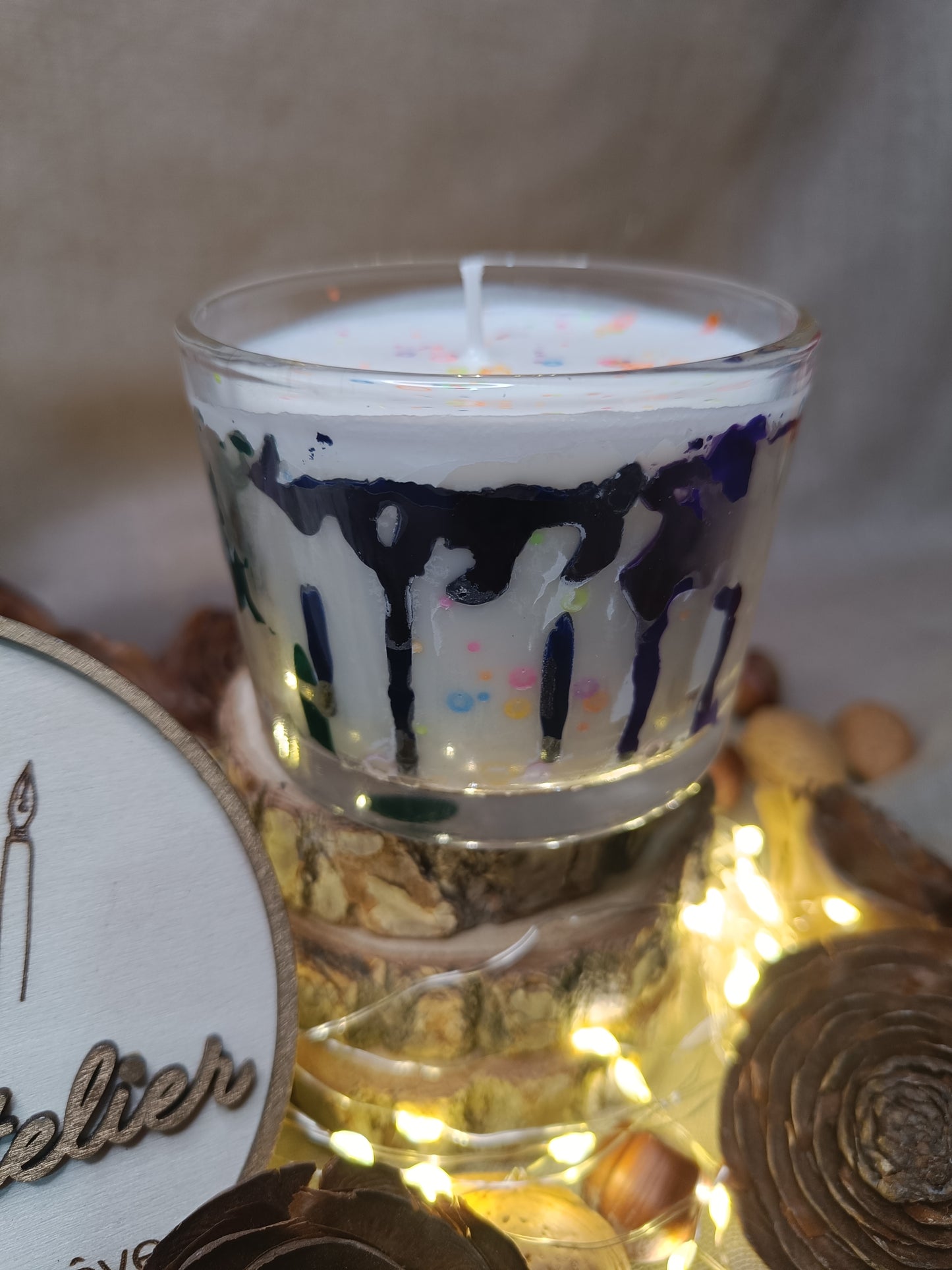 🕯️Bougie 🌈"Oh en couleur!"🌈