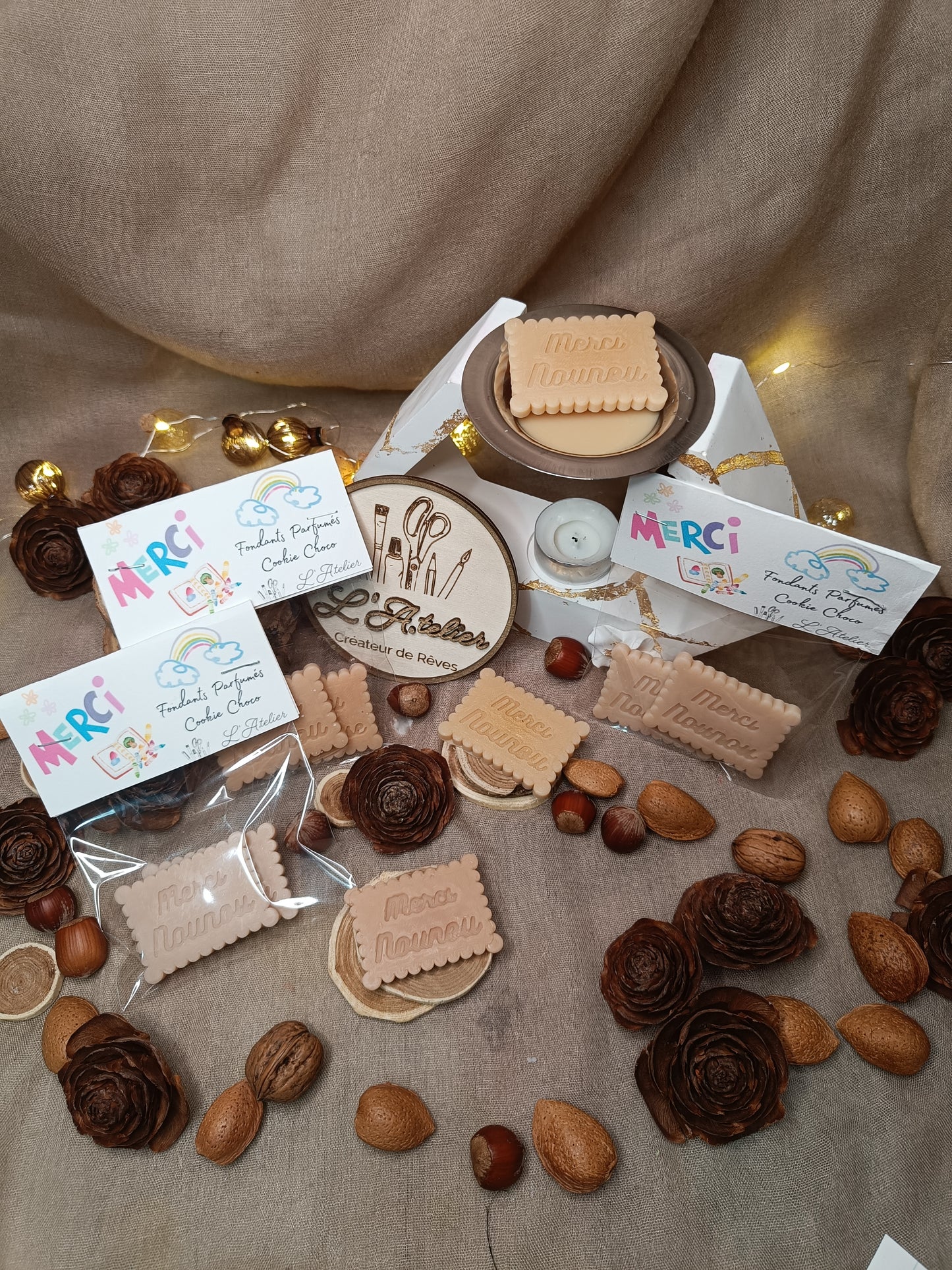 Fondants parfumés 🧸 Merci Nounou 🧮