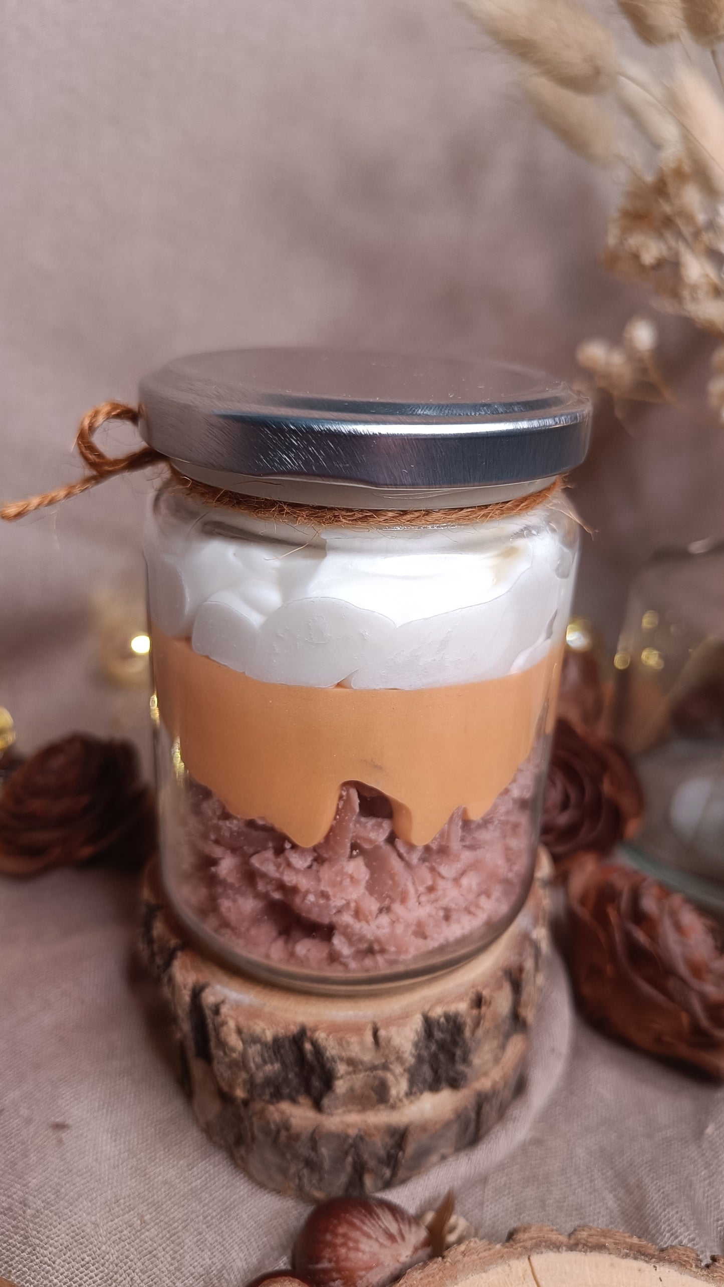 🕯️ Bougie parfumée ✨ 🍑 Nectar d'Abricot 🍑