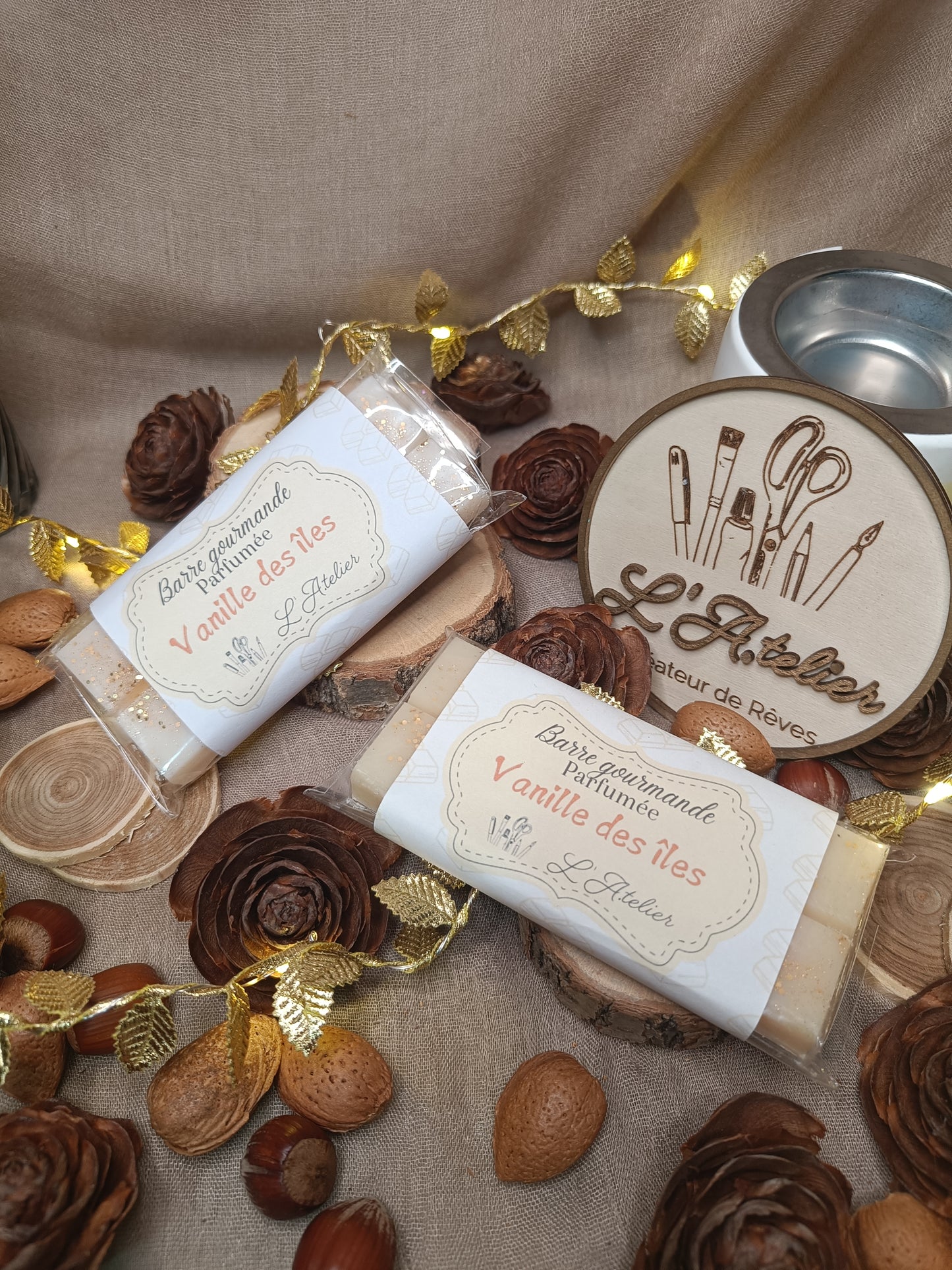 🍫 Barre fondante 🍦Vanille des îles 🍦